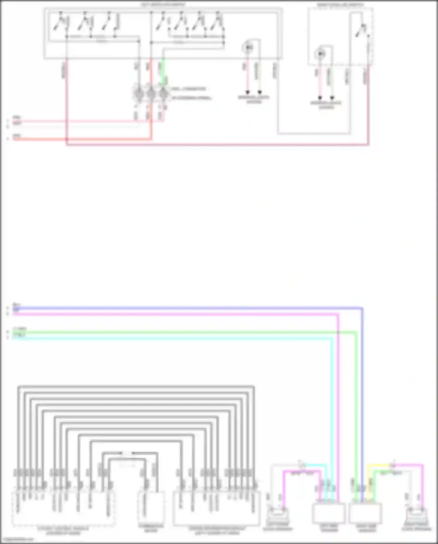 BRZ Subaru ZD8 (2020-2024): Navigation circuit, w/o audio amplifier (2 of 2)