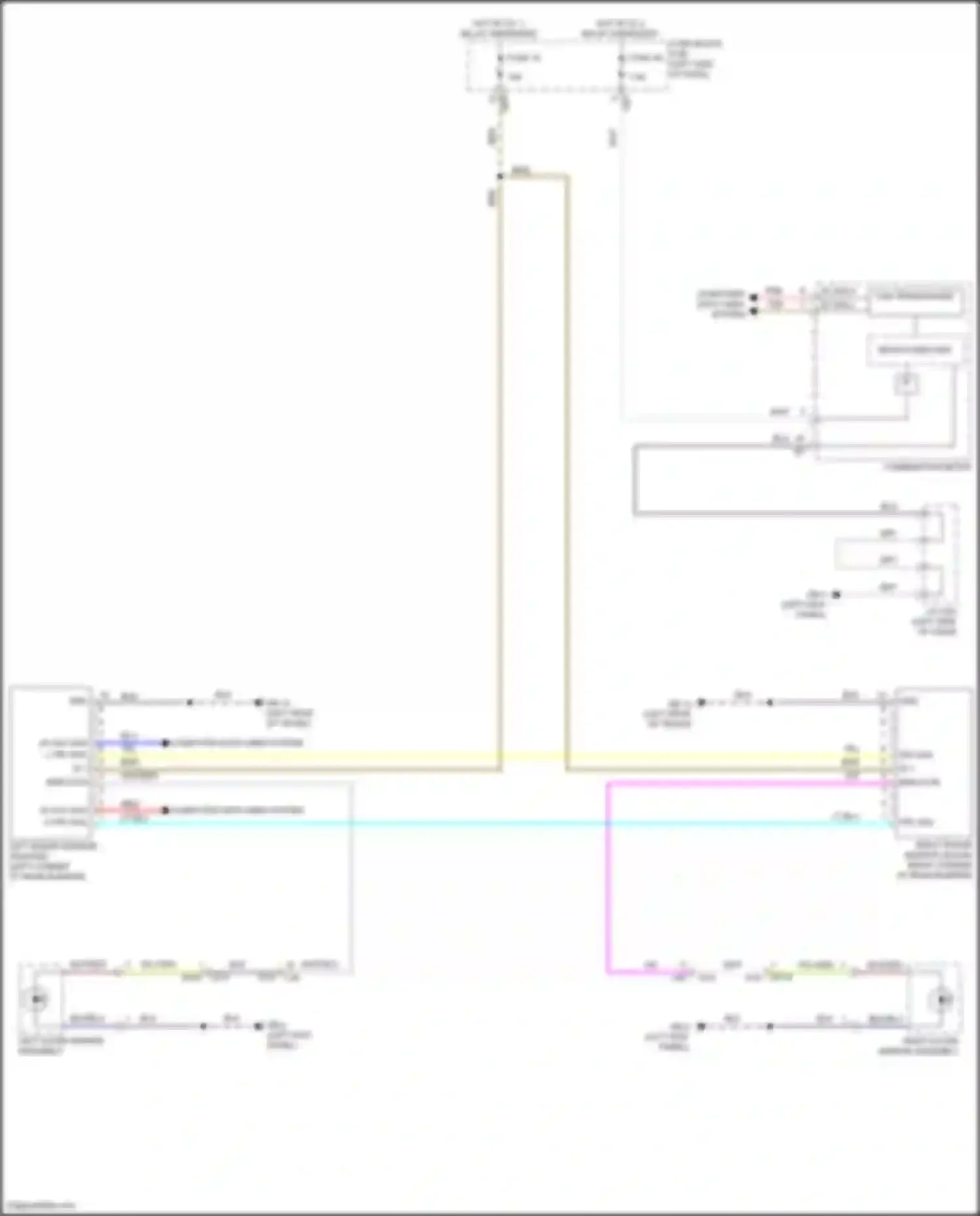 BRZ Subaru ZD8 (2020-2024): Rear vehicle detection circuit