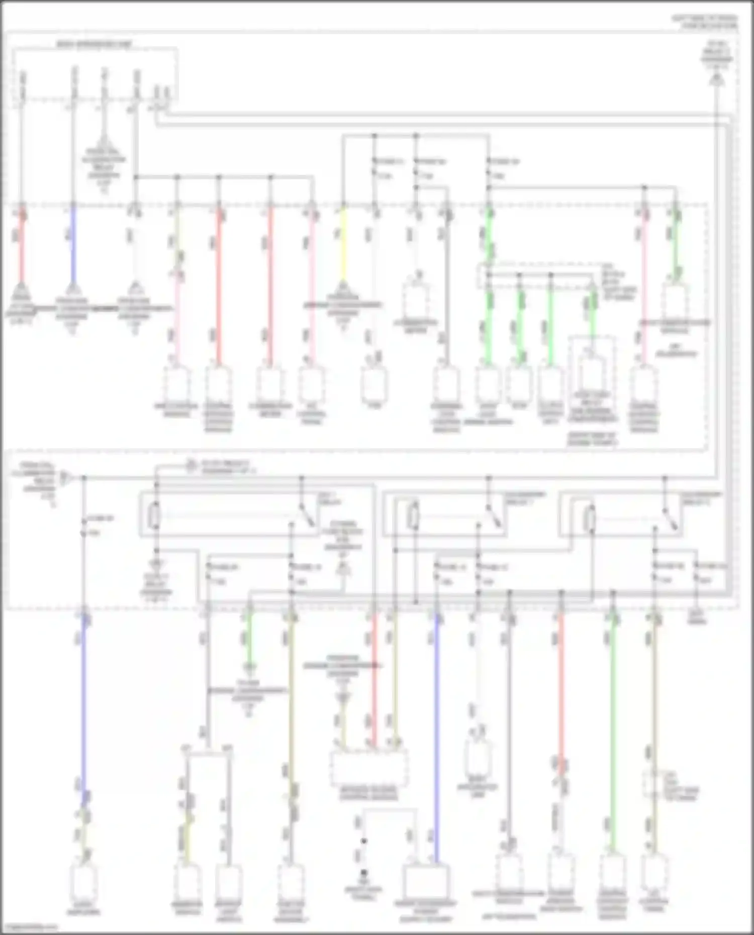 BRZ Subaru ZD8 (2020-2024): Power distribution circuit (5 of 7)