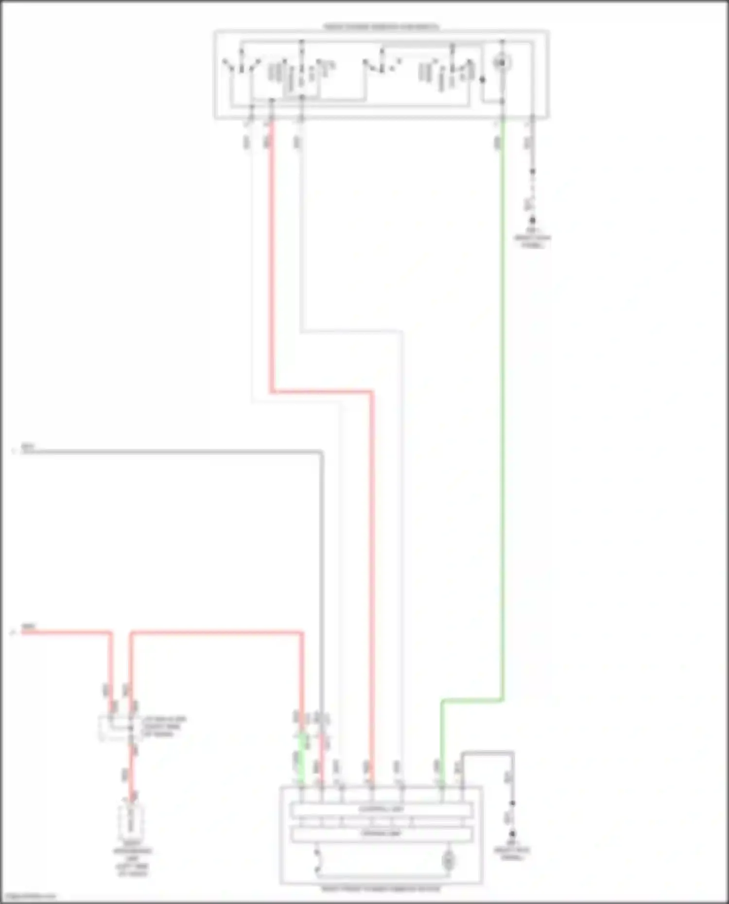 BRZ Subaru ZD8 (2020-2024): Power windows circuit (2 of 2)