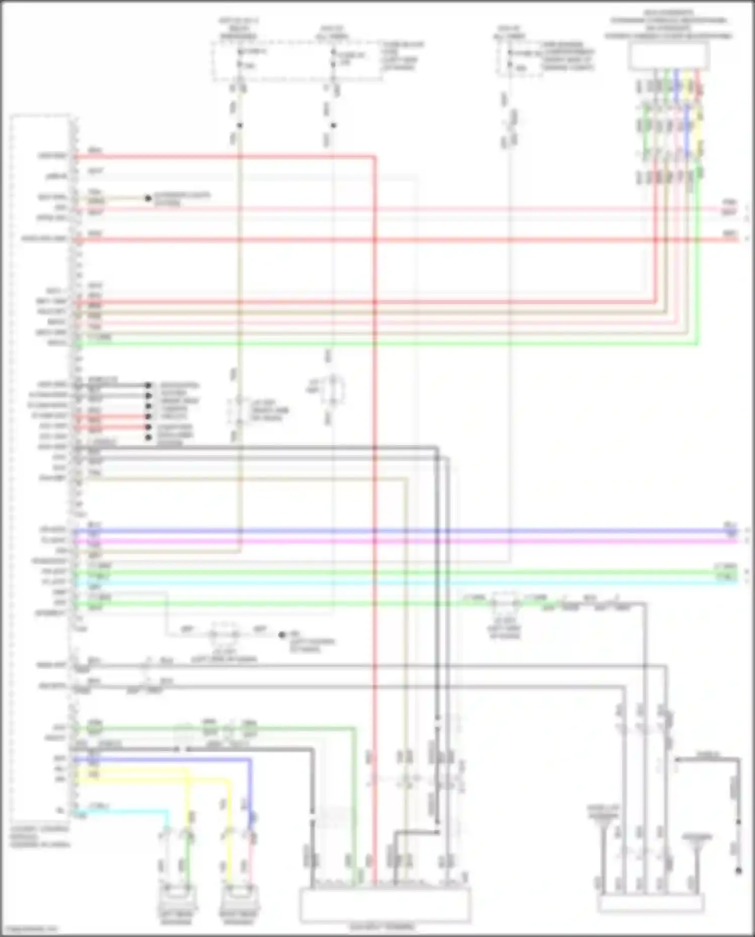 BRZ Subaru ZD8 (2020-2024): Radio circuit, w/o audio amplifier (1 of 2)
