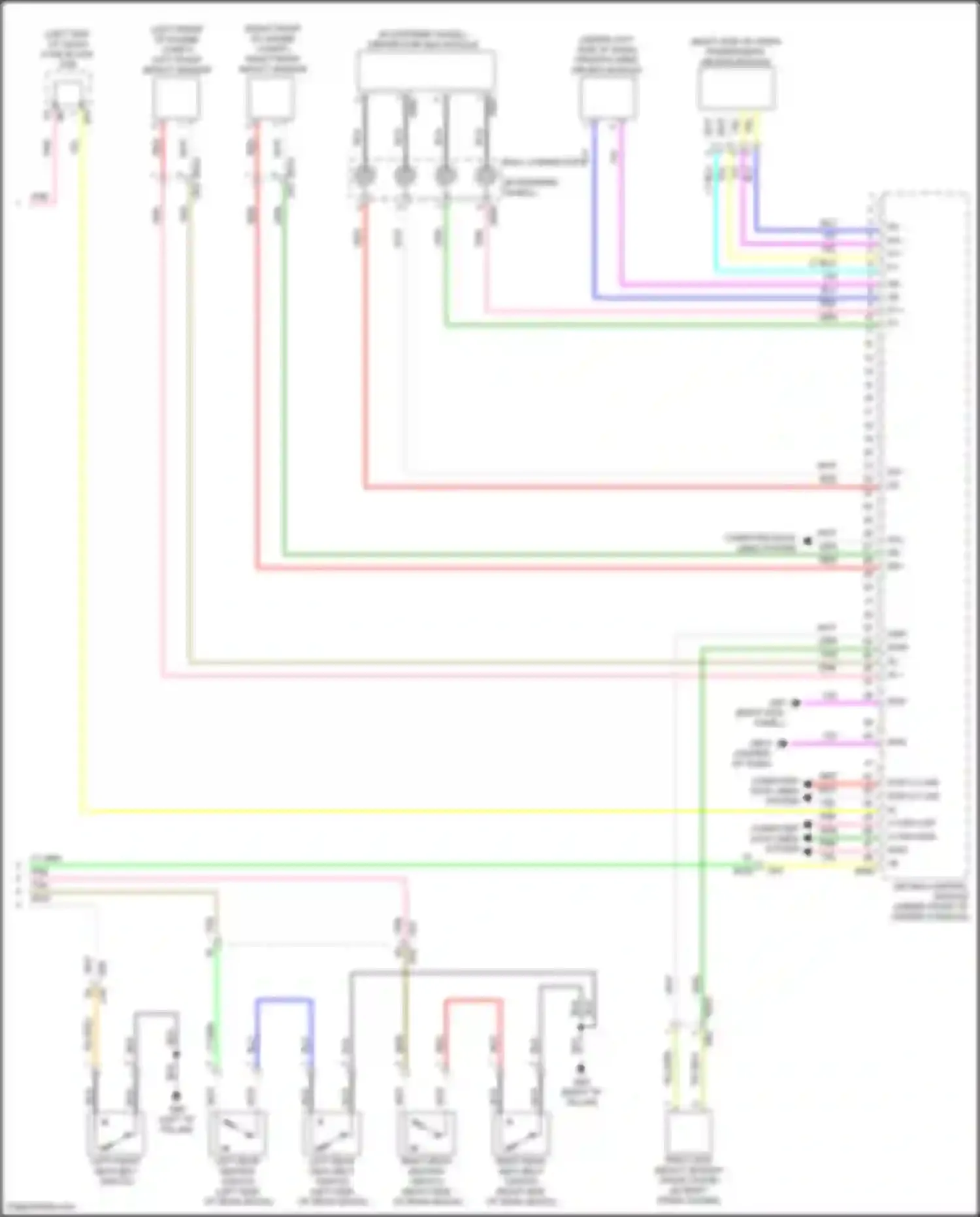 BRZ Subaru ZD8 (2020-2024): Supplemental restraints circuit (3 of 3)