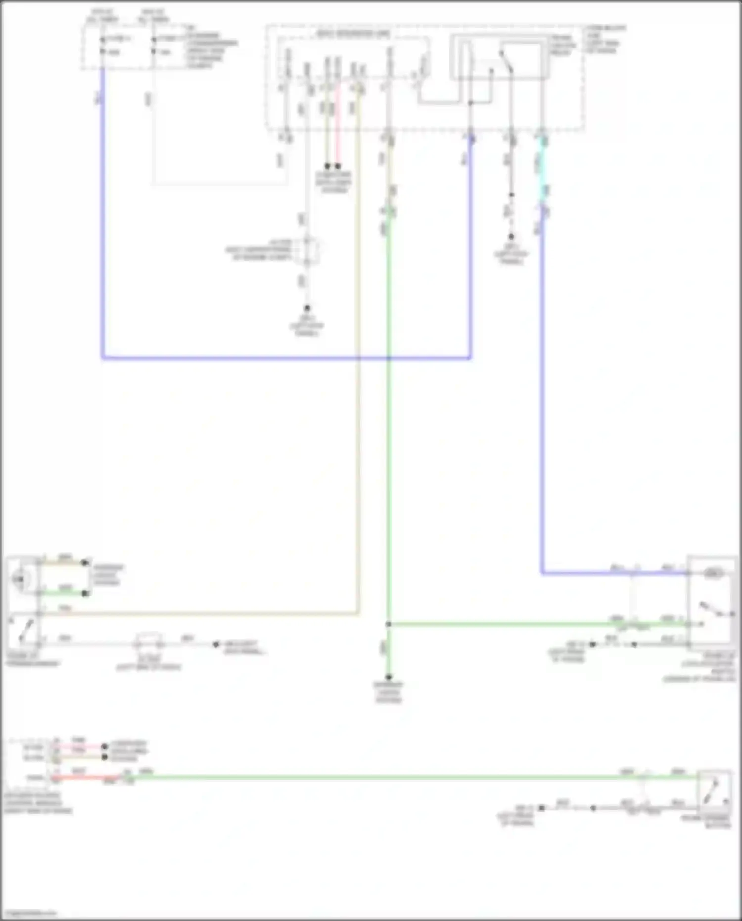 BRZ Subaru ZD8 (2020-2024): Trunk/tailgate release circuit