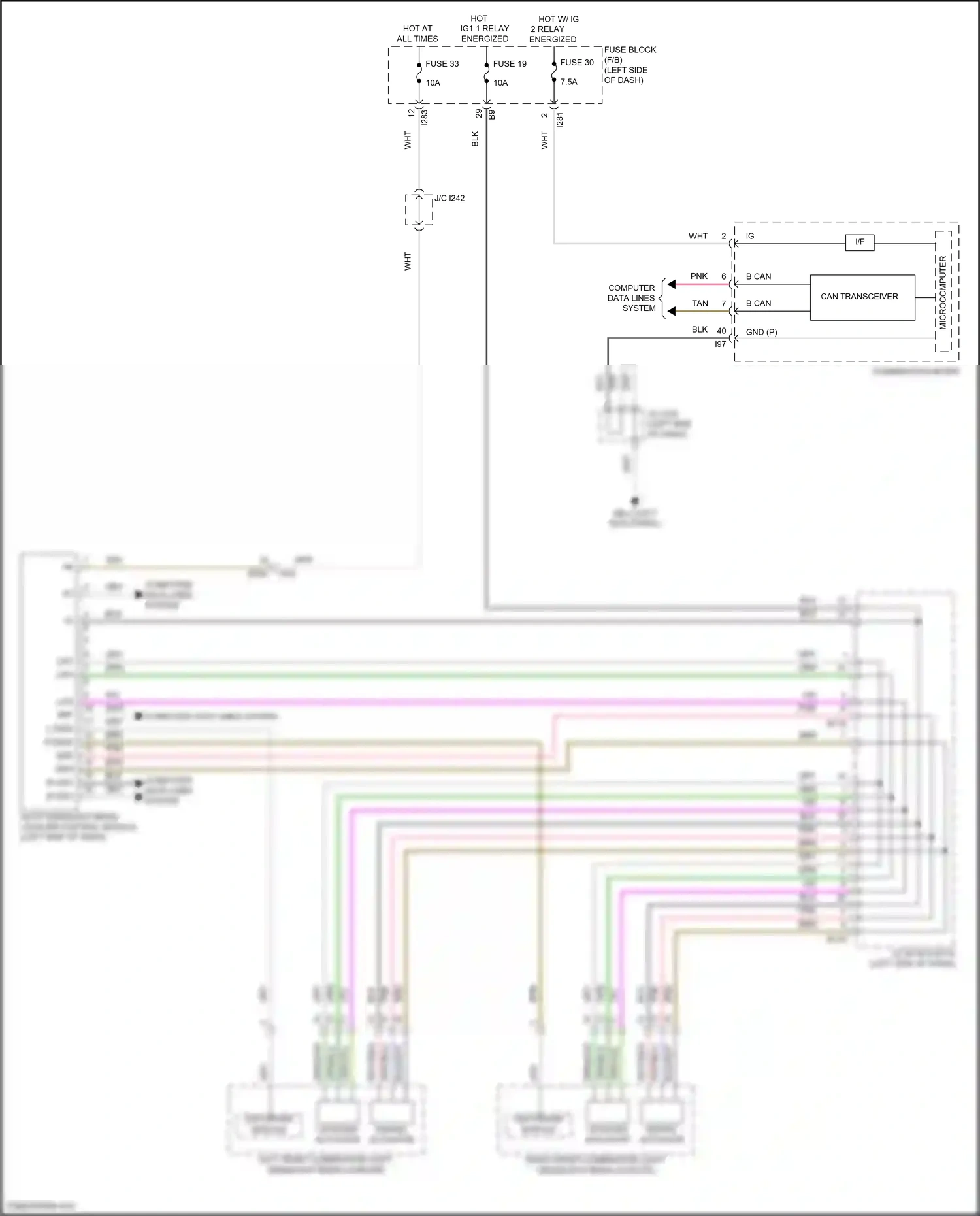 Subaru BRZ ZD8 (2020-2024) computer data lines system wiring diagram  (36 of 53)