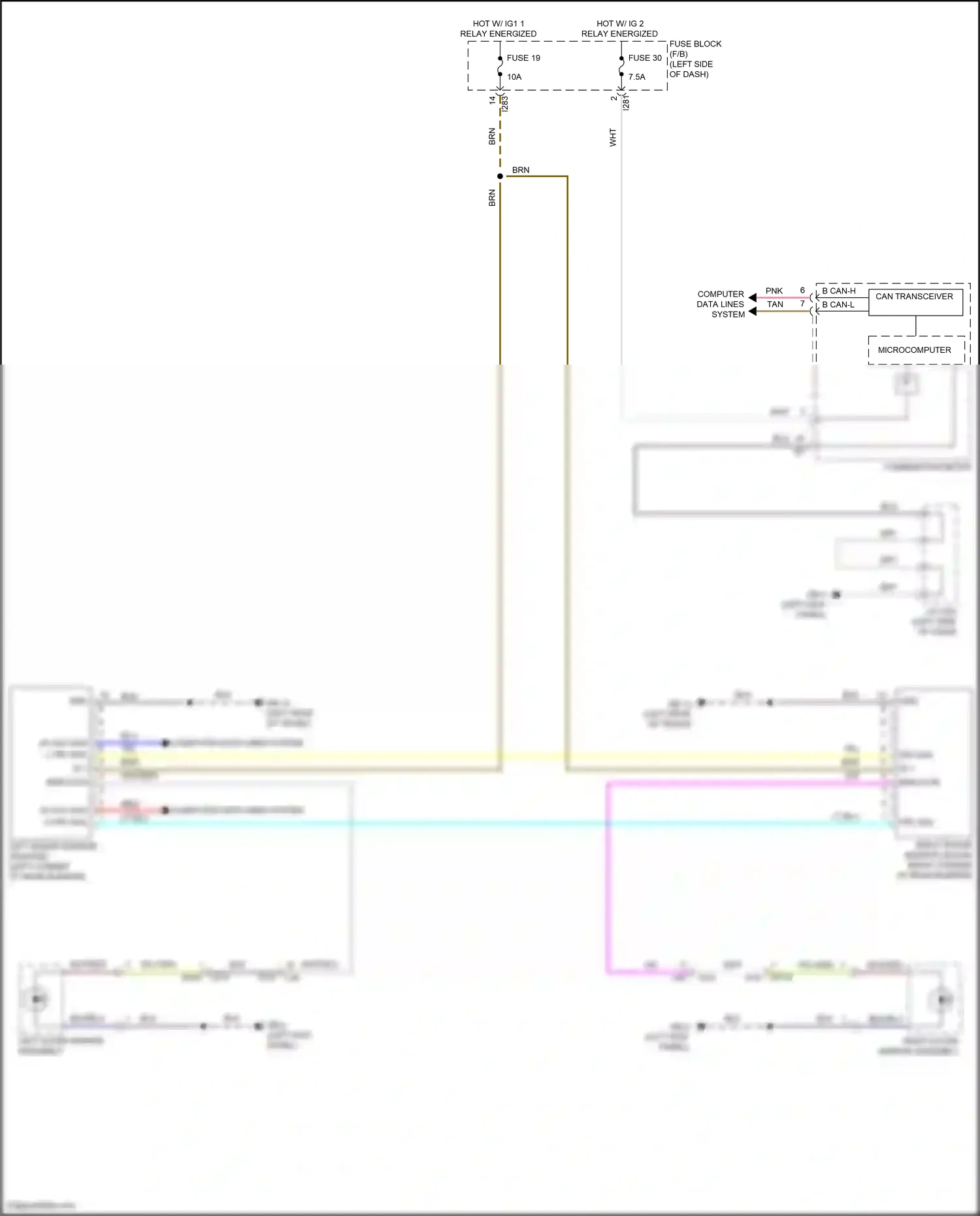 Subaru BRZ ZD8 (2020-2024) computer data lines system wiring diagram  (5 of 53)