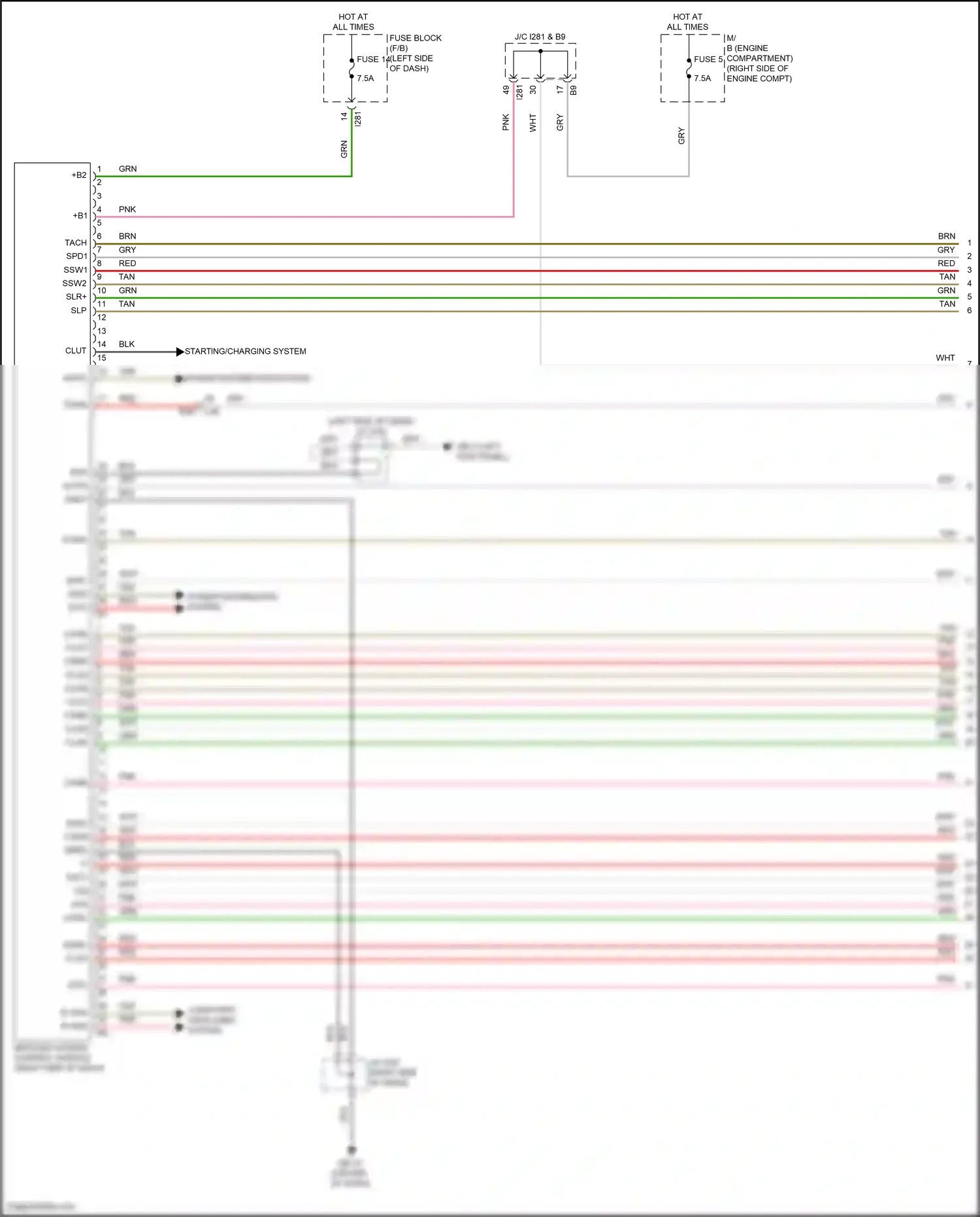 Subaru BRZ ZD8 (2020-2024) computer data lines system wiring diagram  (37 of 53)