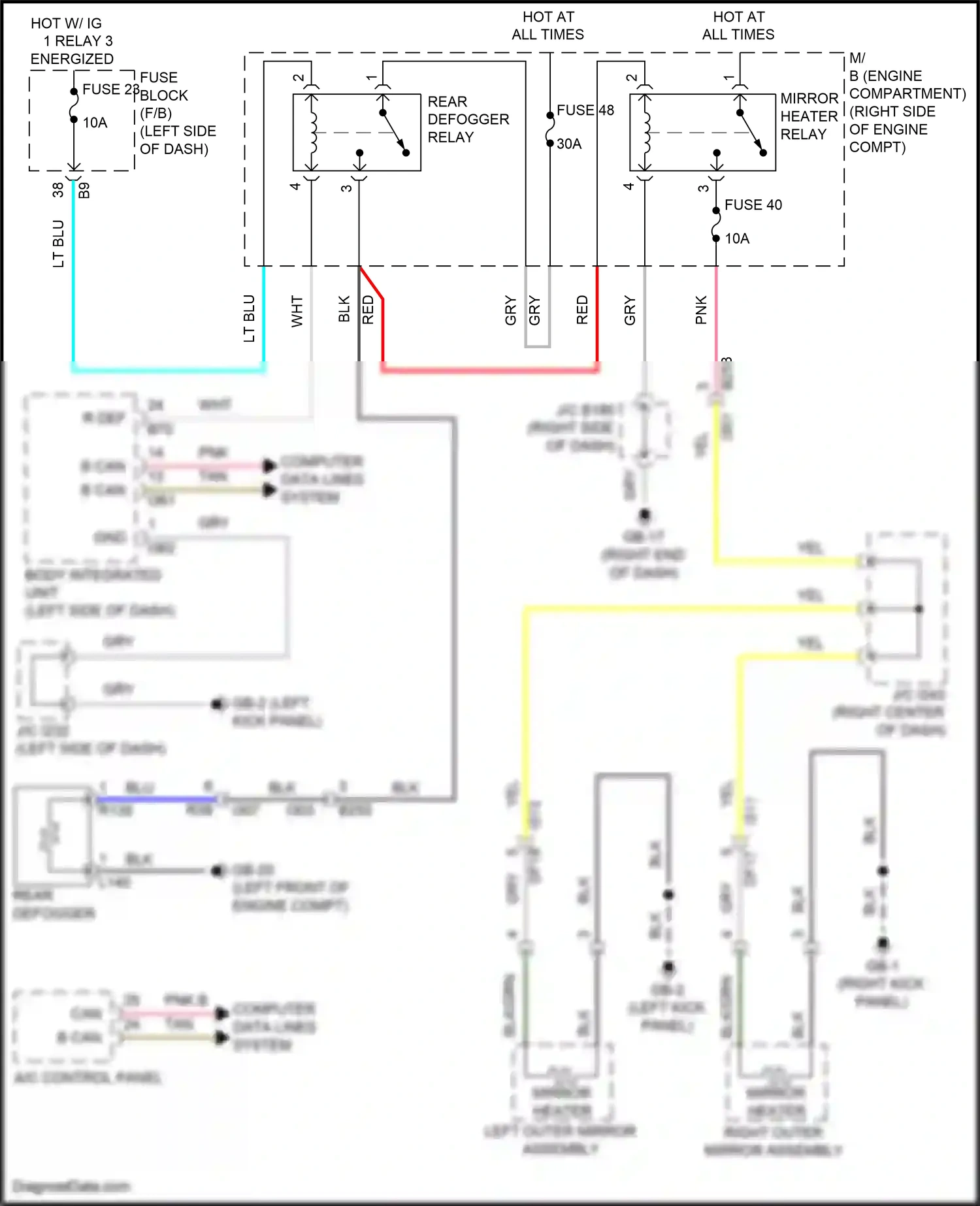 Subaru BRZ ZD8 (2020-2024) computer data lines system wiring diagram  (1 of 53)
