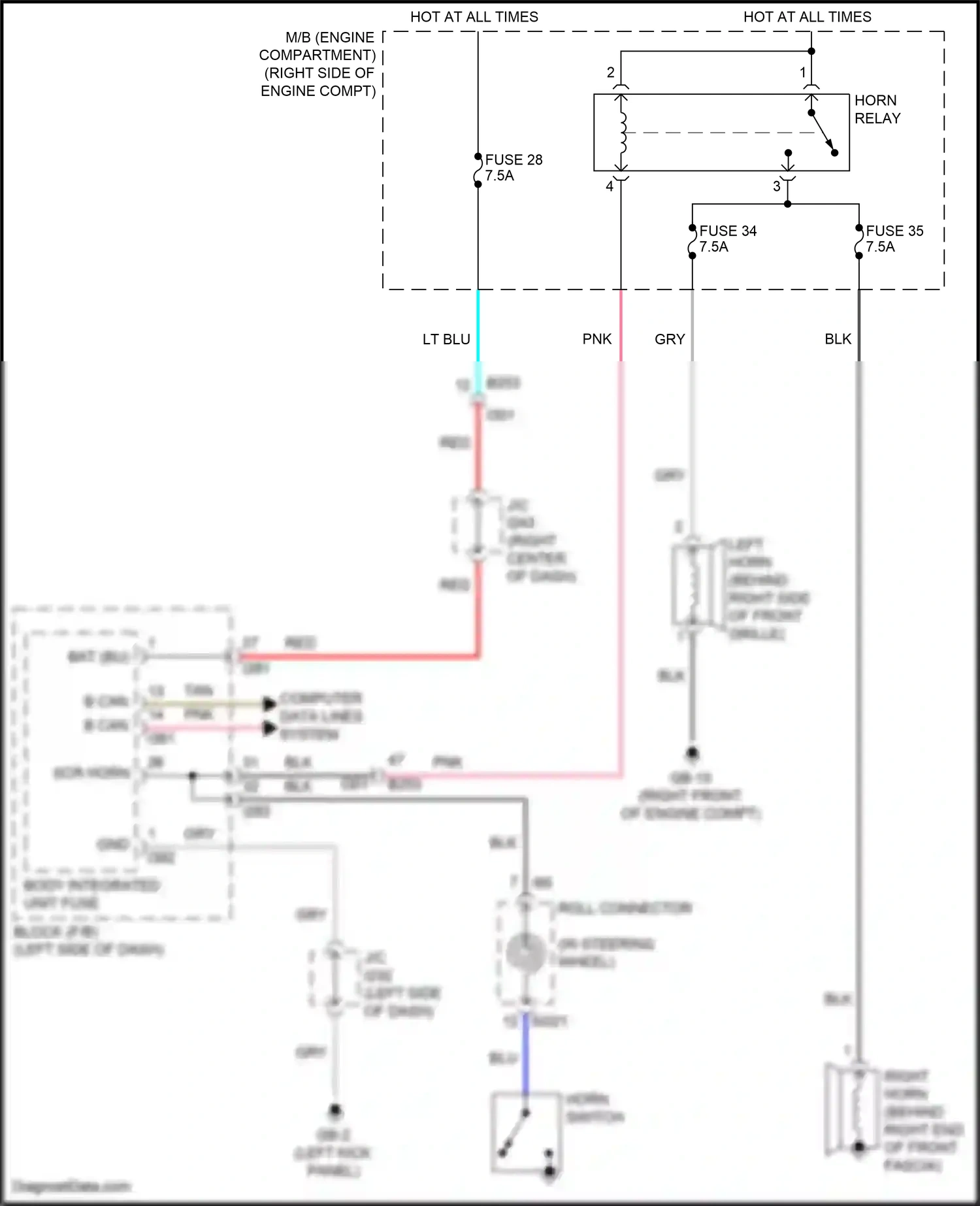Subaru BRZ ZD8 (2020-2024) computer data lines system wiring diagram  (3 of 53)