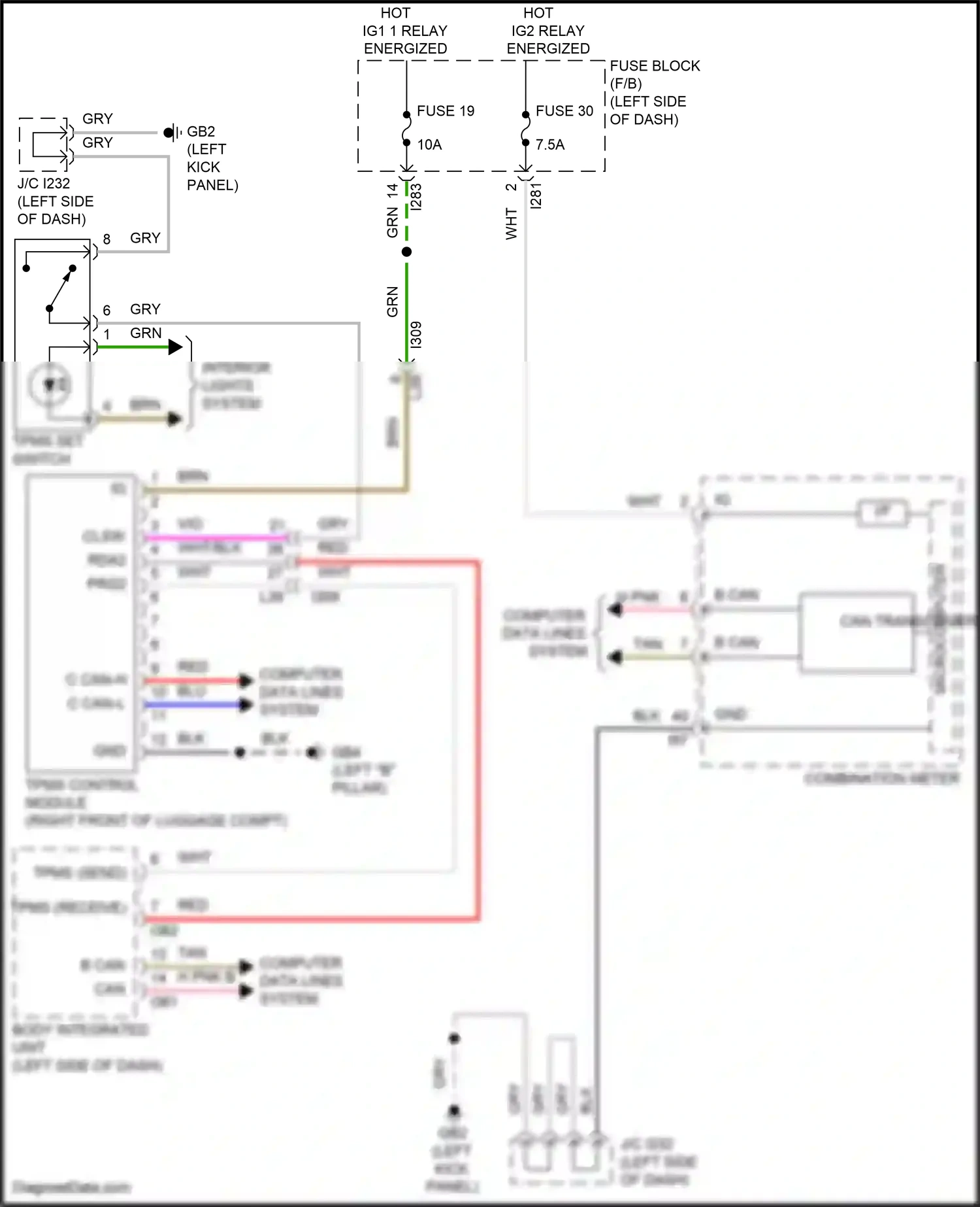 Subaru BRZ ZD8 (2020-2024) computer data lines system wiring diagram  (20 of 53)