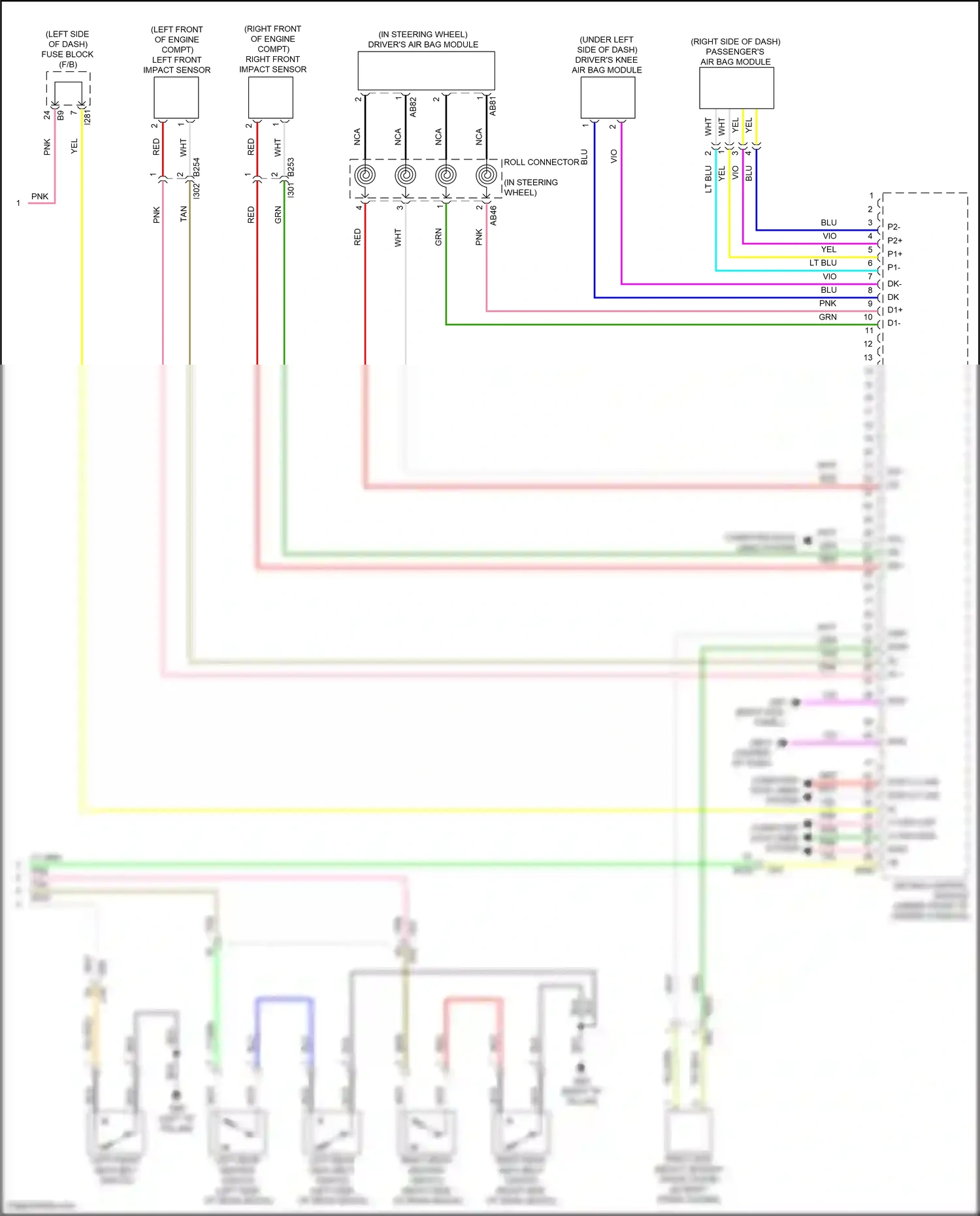 Subaru BRZ ZD8 (2020-2024) computer data lines system wiring diagram  (10 of 53)