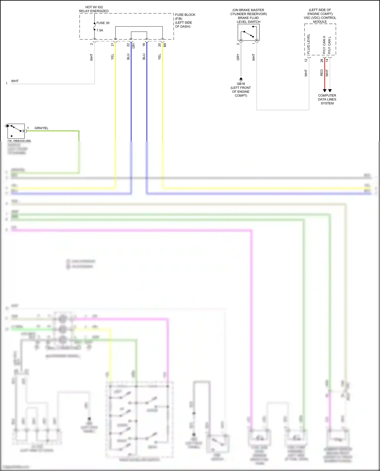 Subaru BRZ ZD8 (2020-2024) computer data lines system wiring diagram  (17 of 53)