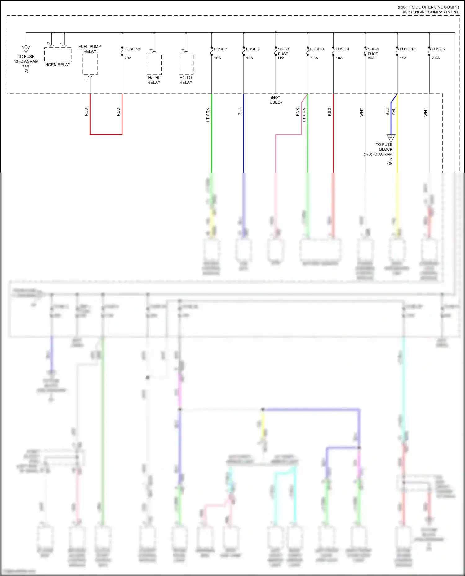 Subaru BRZ ZD8 (2020-2024) id code box wiring diagram  (2 of 3)