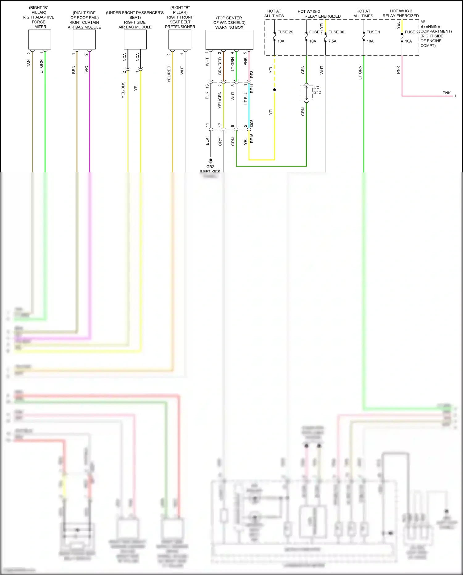 Subaru BRZ ZD8 (2020-2024) micro computer wiring diagram  (3 of 3)