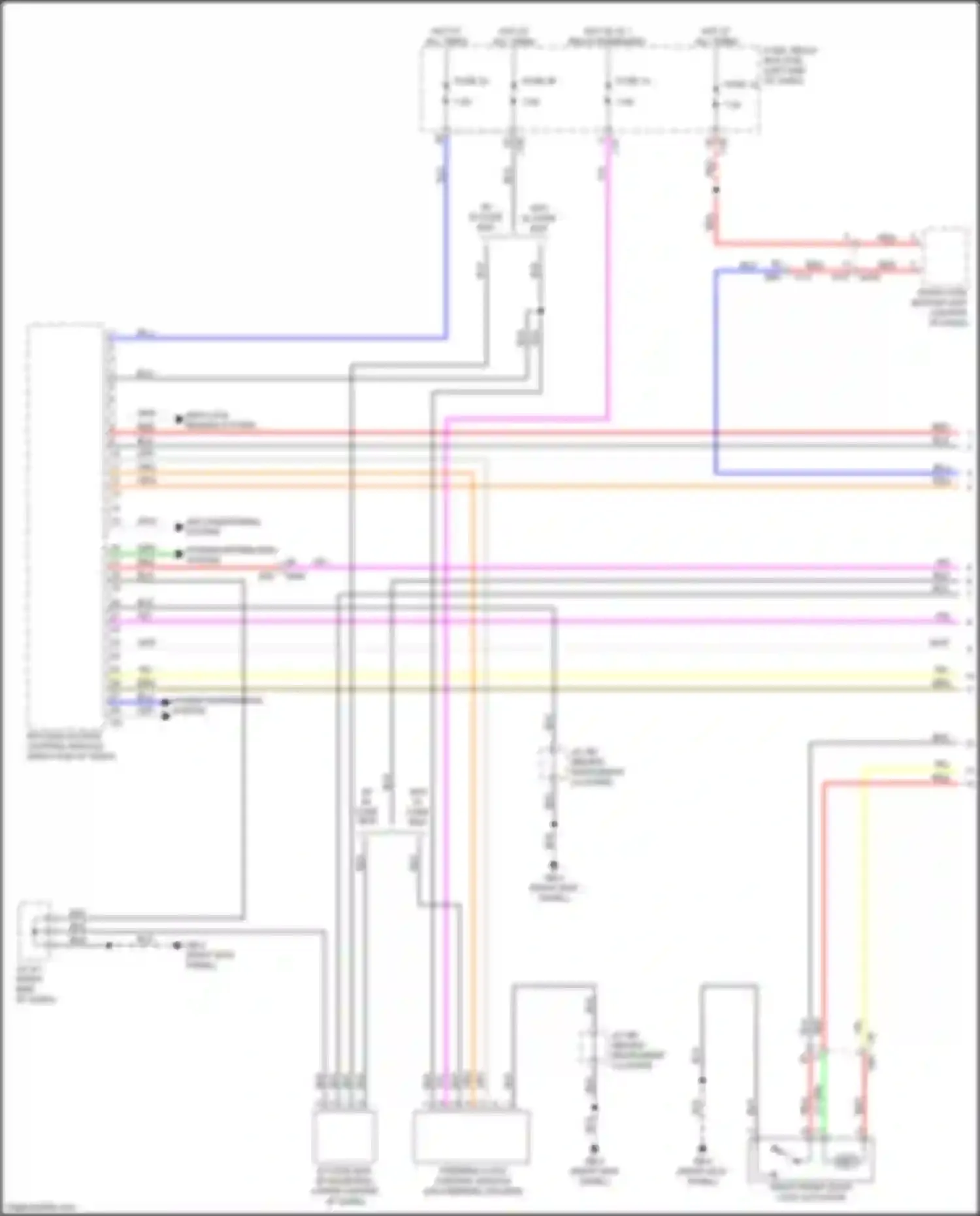 Crosstrek Subaru GT facelift (2020-2022): Forced entry circuit, hybrid (1 of 5)