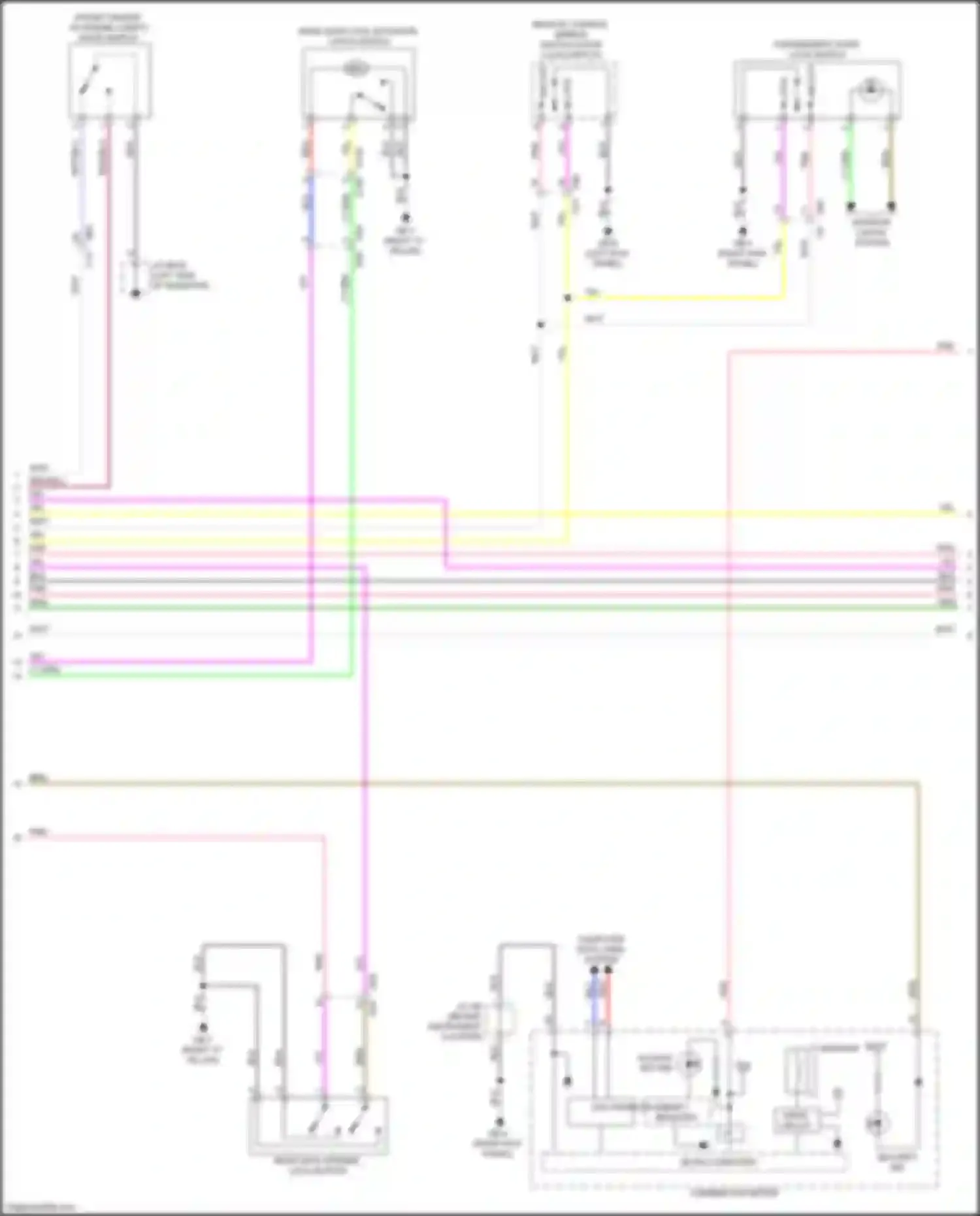 Crosstrek Subaru GT facelift (2020-2022): Forced entry circuit, hybrid (4 of 5)