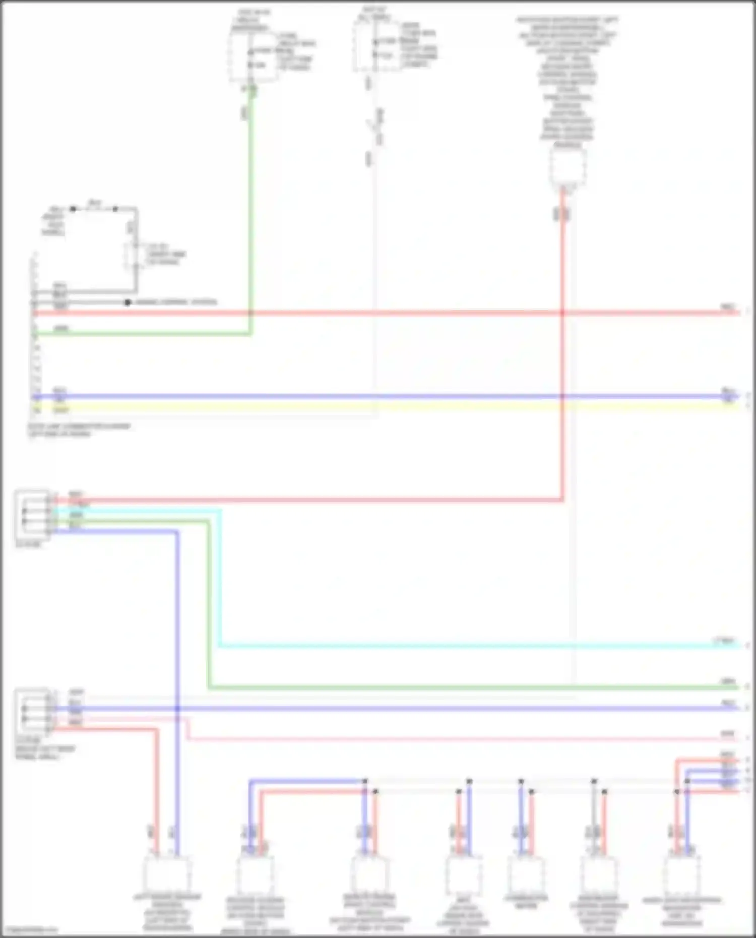 Crosstrek Subaru GT facelift (2020-2022): Computer data lines circuit, except hybrid (1 of 2)