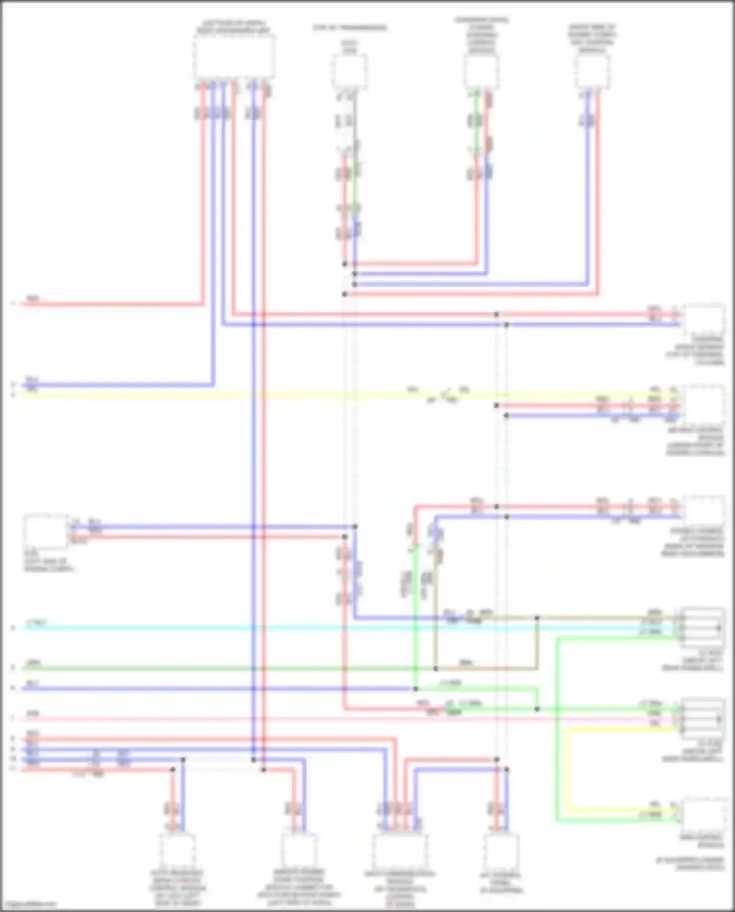 Crosstrek Subaru GT facelift (2020-2022): Computer data lines circuit, except hybrid (2 of 2)