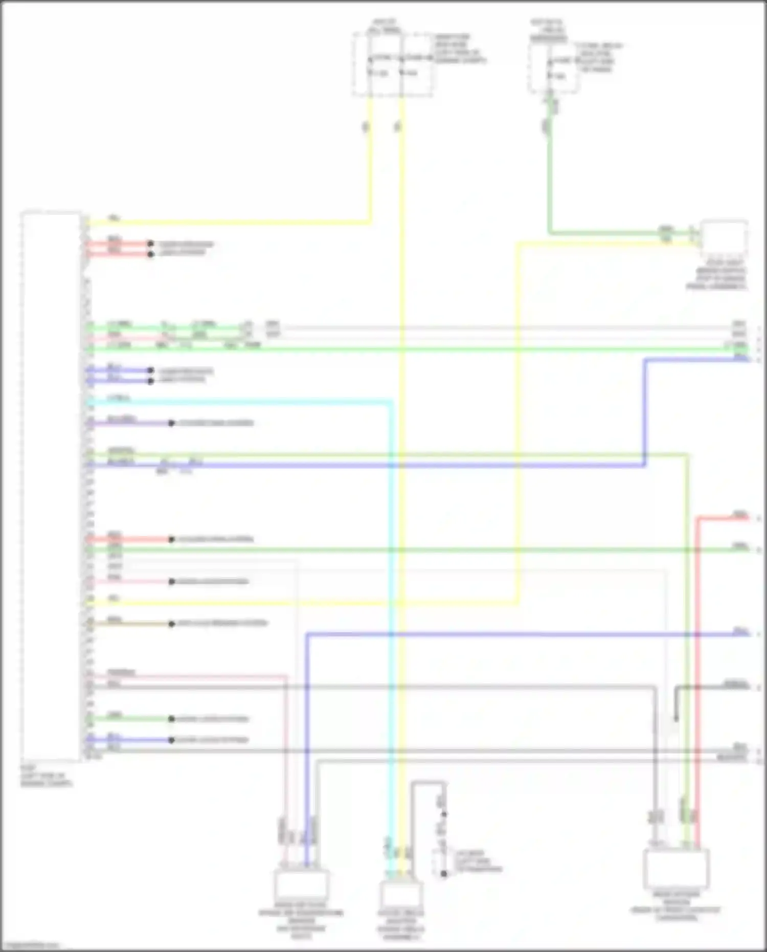 Crosstrek Subaru GT facelift (2020-2022): Wiring diagram engine performance 2.0l hybrid, engine controls circuit (1 of 7)