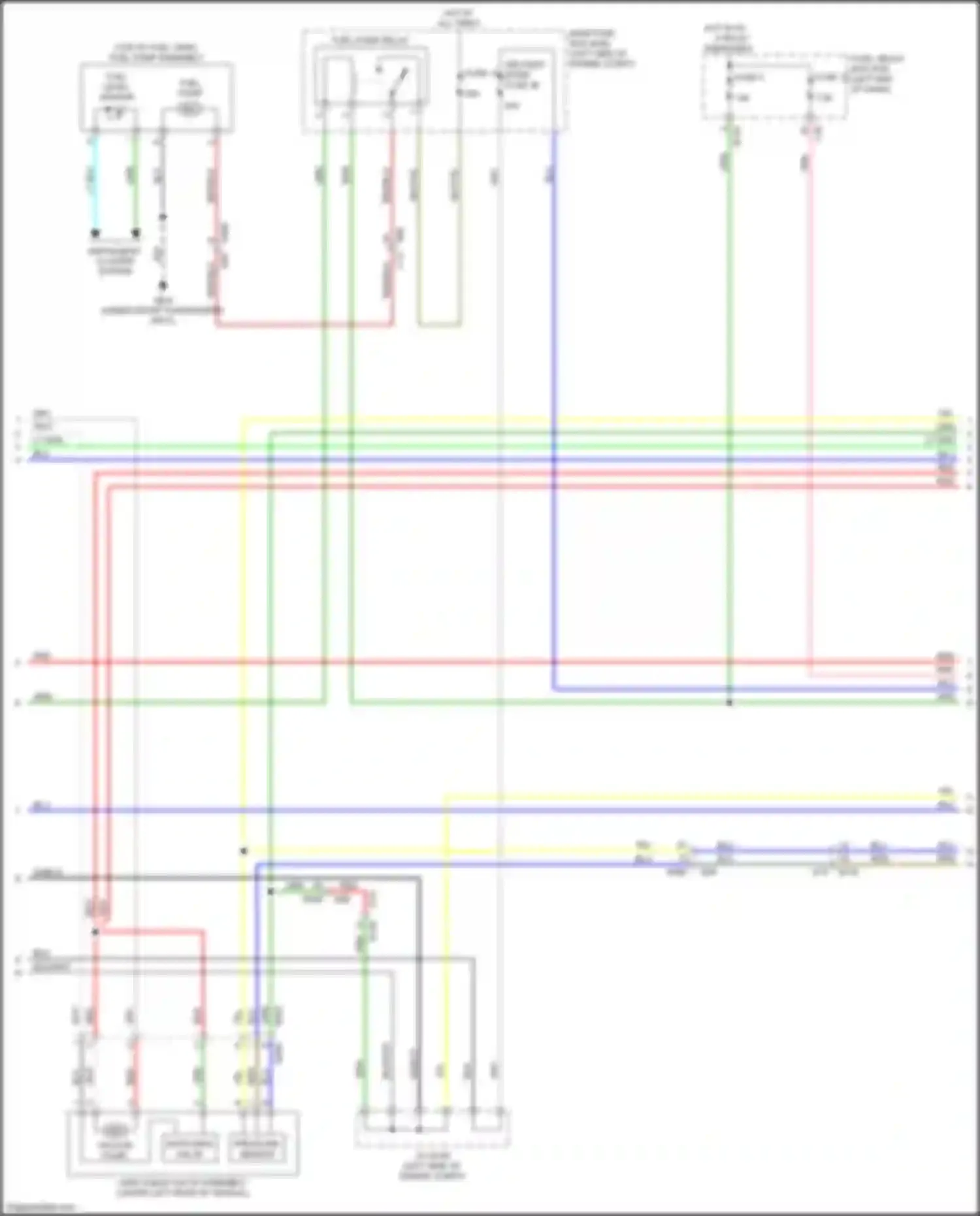 Crosstrek Subaru GT facelift (2020-2022): Wiring diagram engine performance 2.0l hybrid, engine controls circuit (2 of 7)