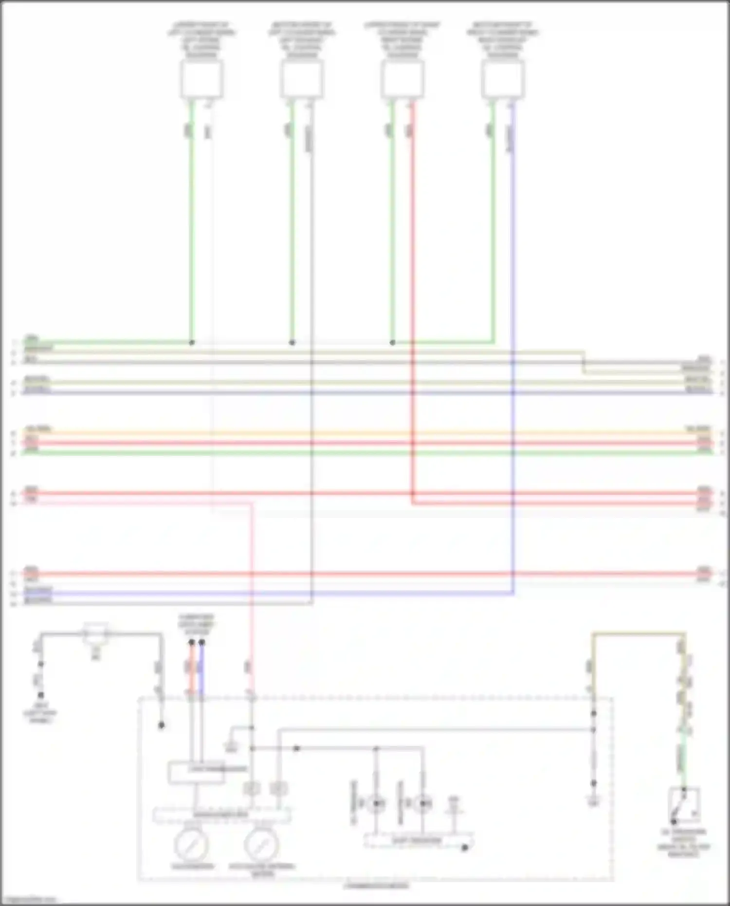 Crosstrek Subaru GT facelift (2020-2022): Wiring diagram engine performance 2.0l hybrid, engine controls circuit (4 of 7)