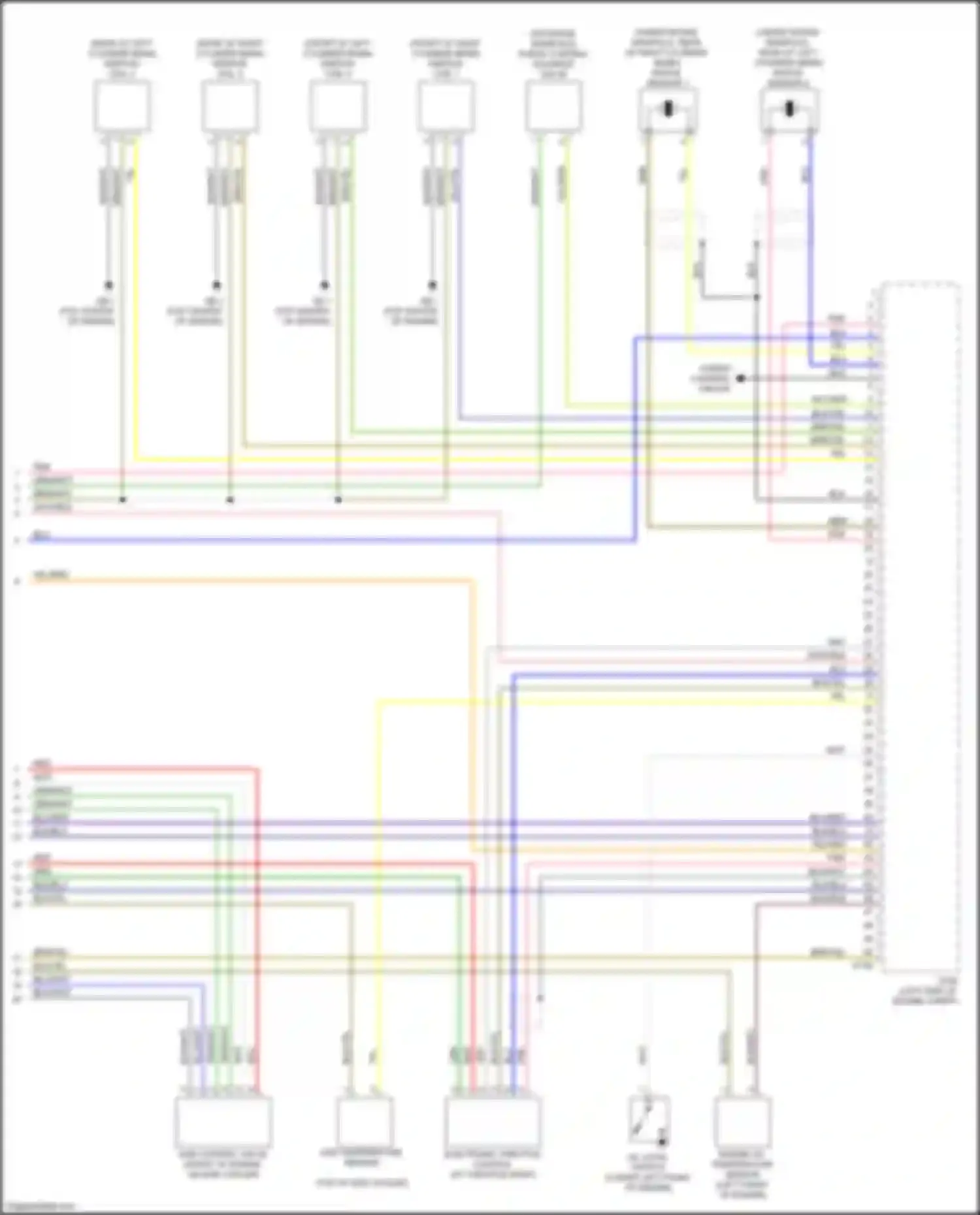 Crosstrek Subaru GT facelift (2020-2022): Wiring diagram engine performance 2.0l hybrid, engine controls circuit (7 of 7)