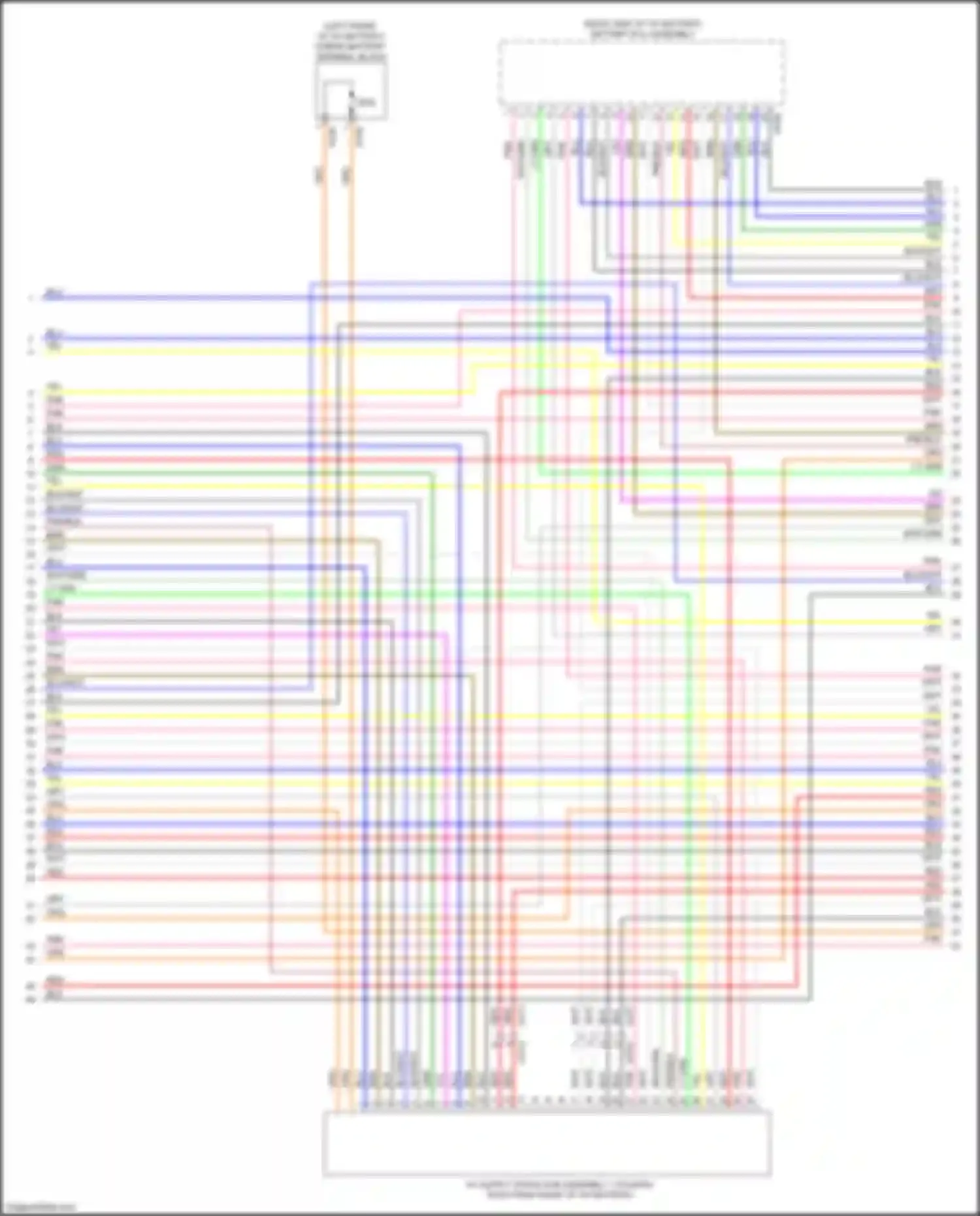 Crosstrek Subaru GT facelift (2020-2022): Wiring diagram engine performance 2.0l hybrid, hybrid control circuit (10 of 13)