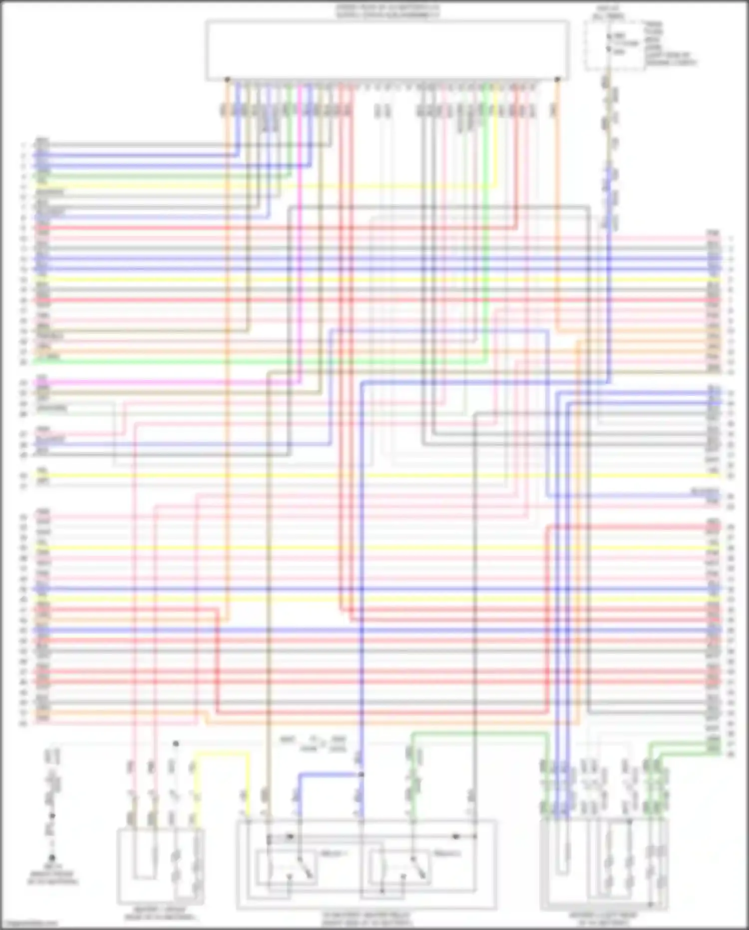 Crosstrek Subaru GT facelift (2020-2022): Wiring diagram engine performance 2.0l hybrid, hybrid control circuit (11 of 13)