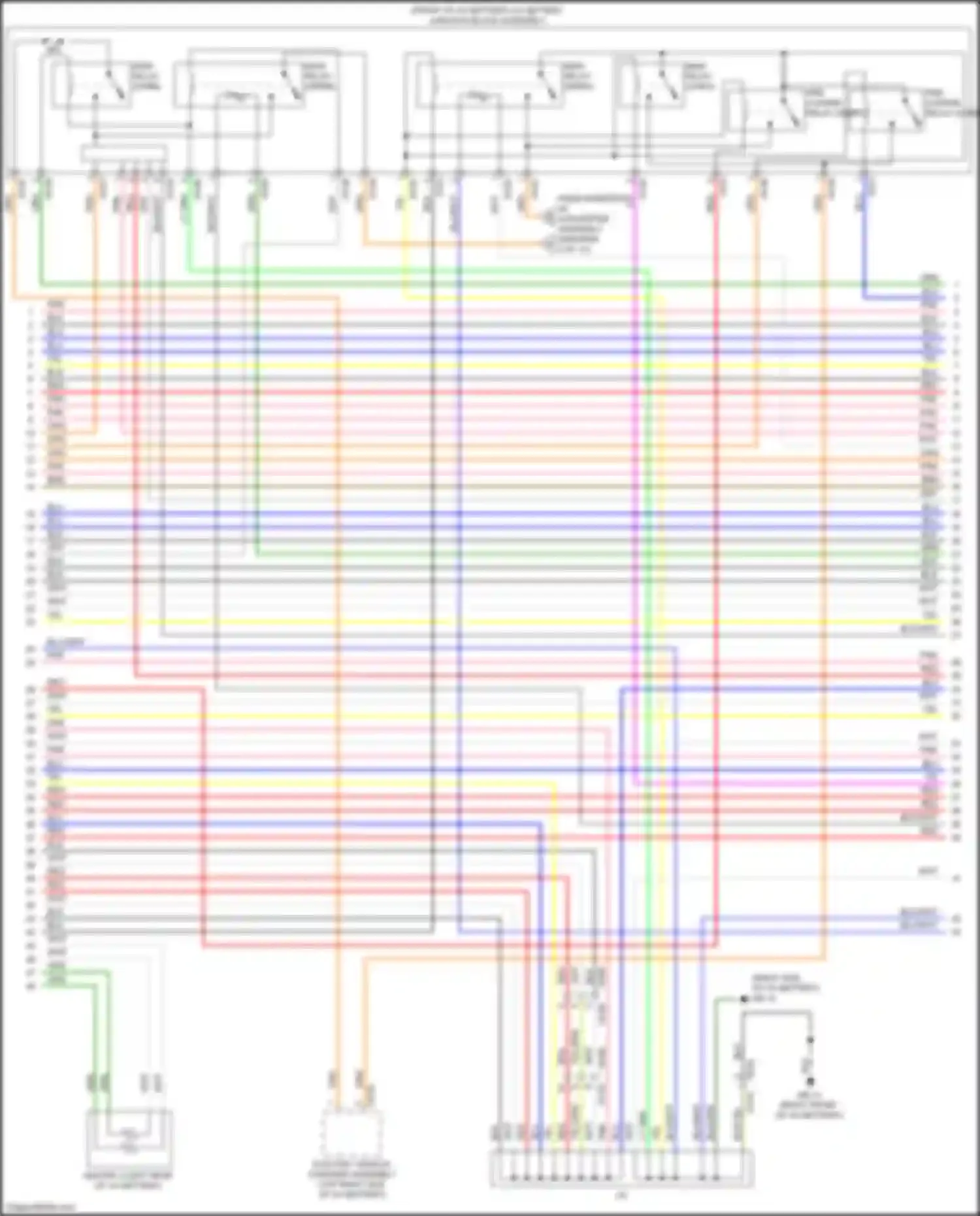 Crosstrek Subaru GT facelift (2020-2022): Wiring diagram engine performance 2.0l hybrid, hybrid control circuit (12 of 13)