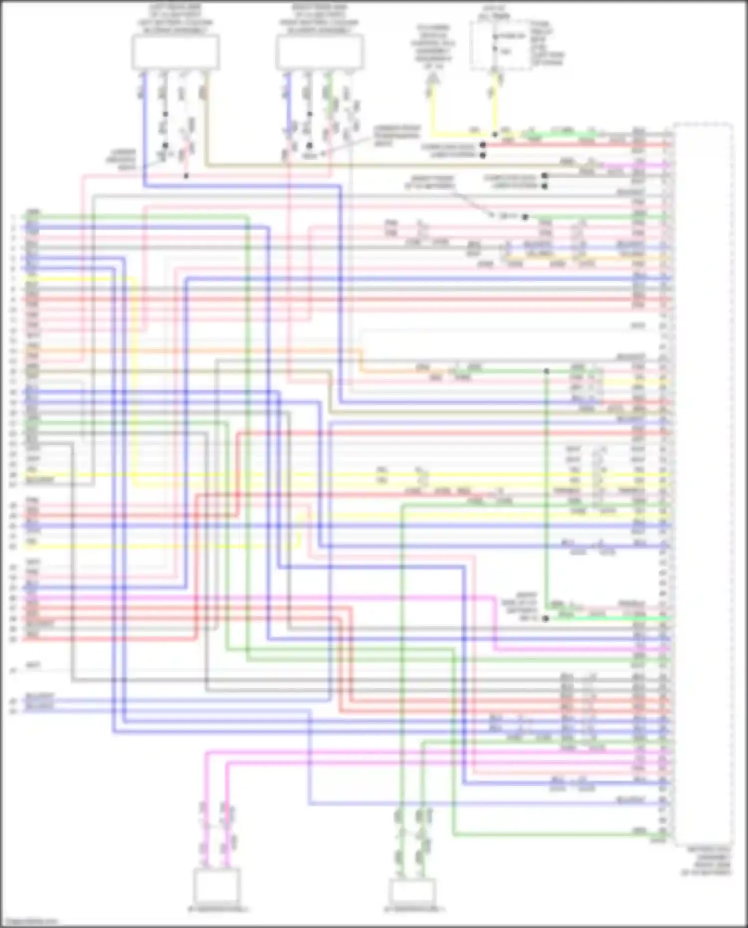 Crosstrek Subaru GT facelift (2020-2022): Wiring diagram engine performance 2.0l hybrid, hybrid control circuit (13 of 13)