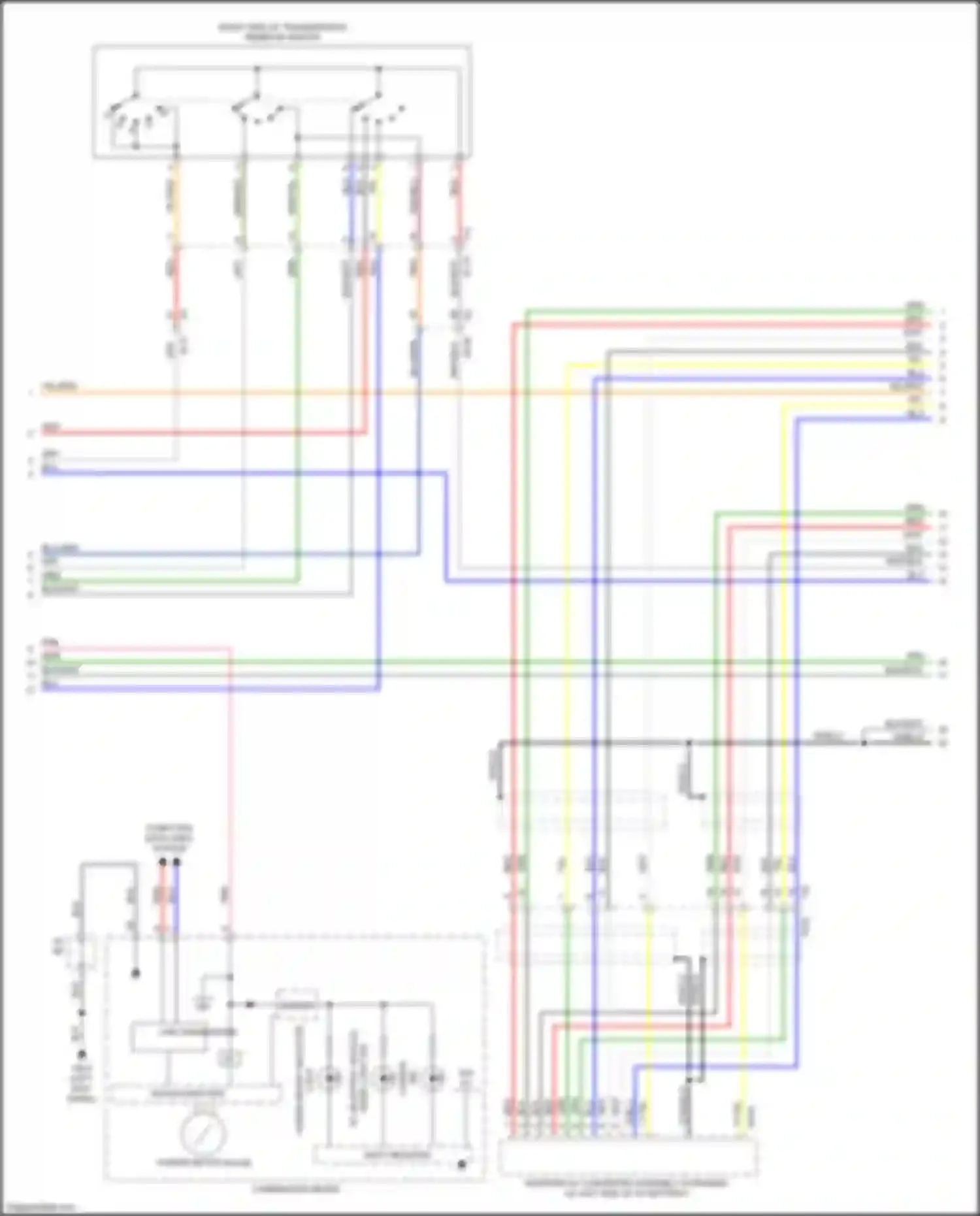 Crosstrek Subaru GT facelift (2020-2022): Wiring diagram engine performance 2.0l hybrid, hybrid control circuit (2 of 13)