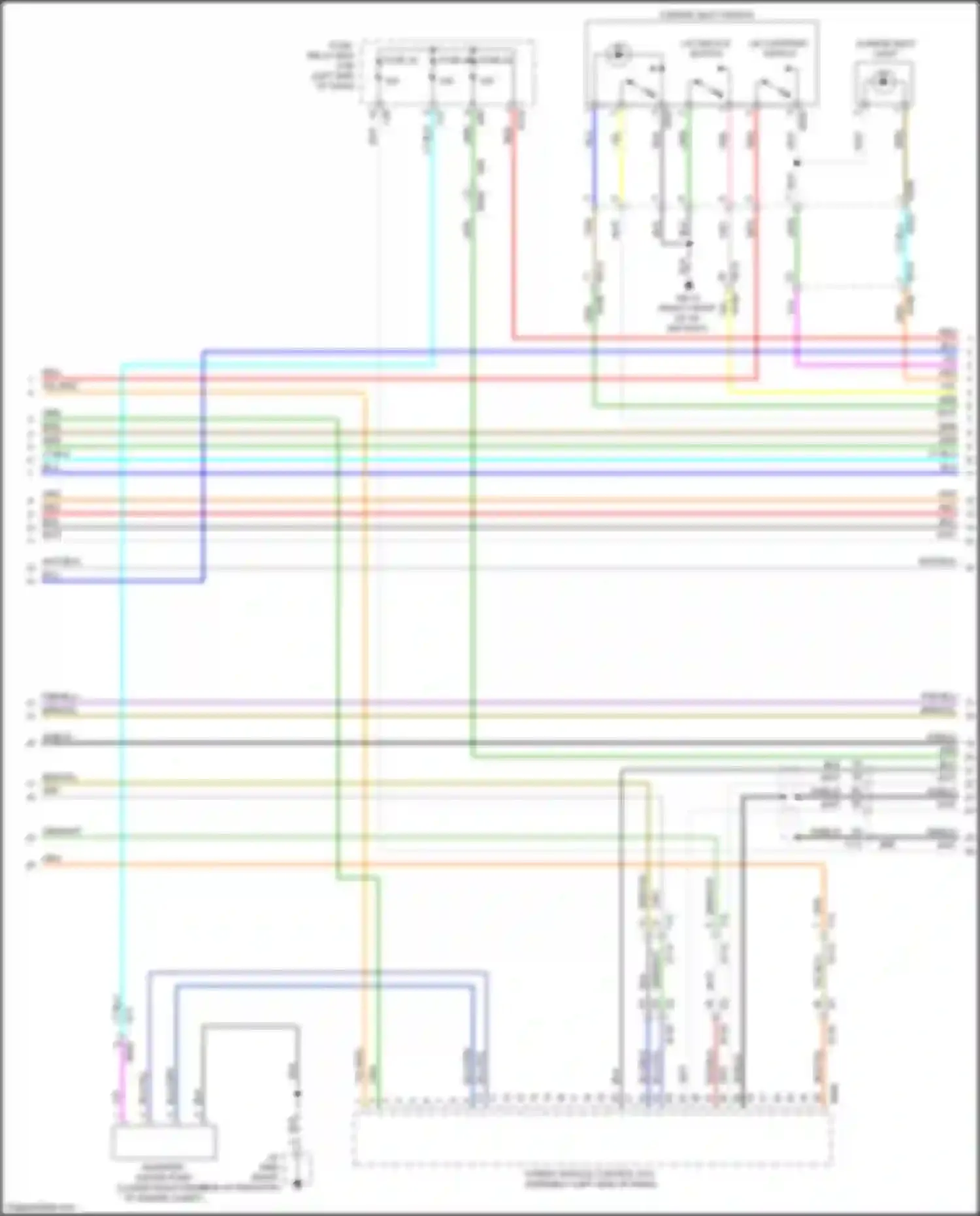 Crosstrek Subaru GT facelift (2020-2022): Wiring diagram engine performance 2.0l hybrid, hybrid control circuit (4 of 13)