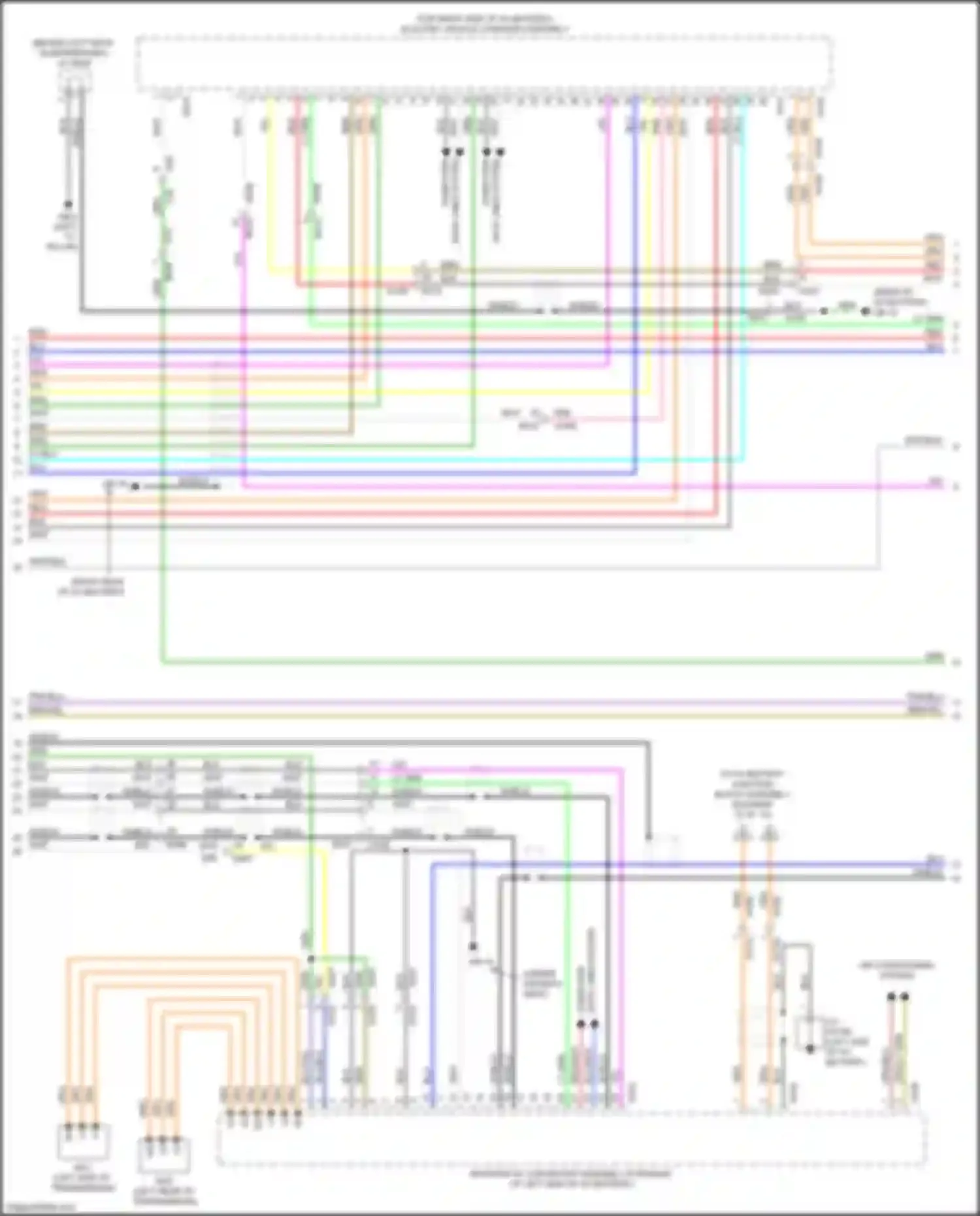 Crosstrek Subaru GT facelift (2020-2022): Wiring diagram engine performance 2.0l hybrid, hybrid control circuit (5 of 13)
