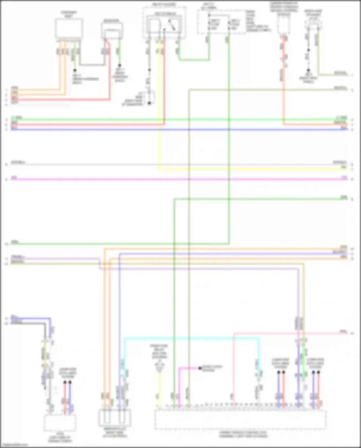 Crosstrek Subaru GT facelift (2020-2022): Wiring diagram engine performance 2.0l hybrid, hybrid control circuit (6 of 13)