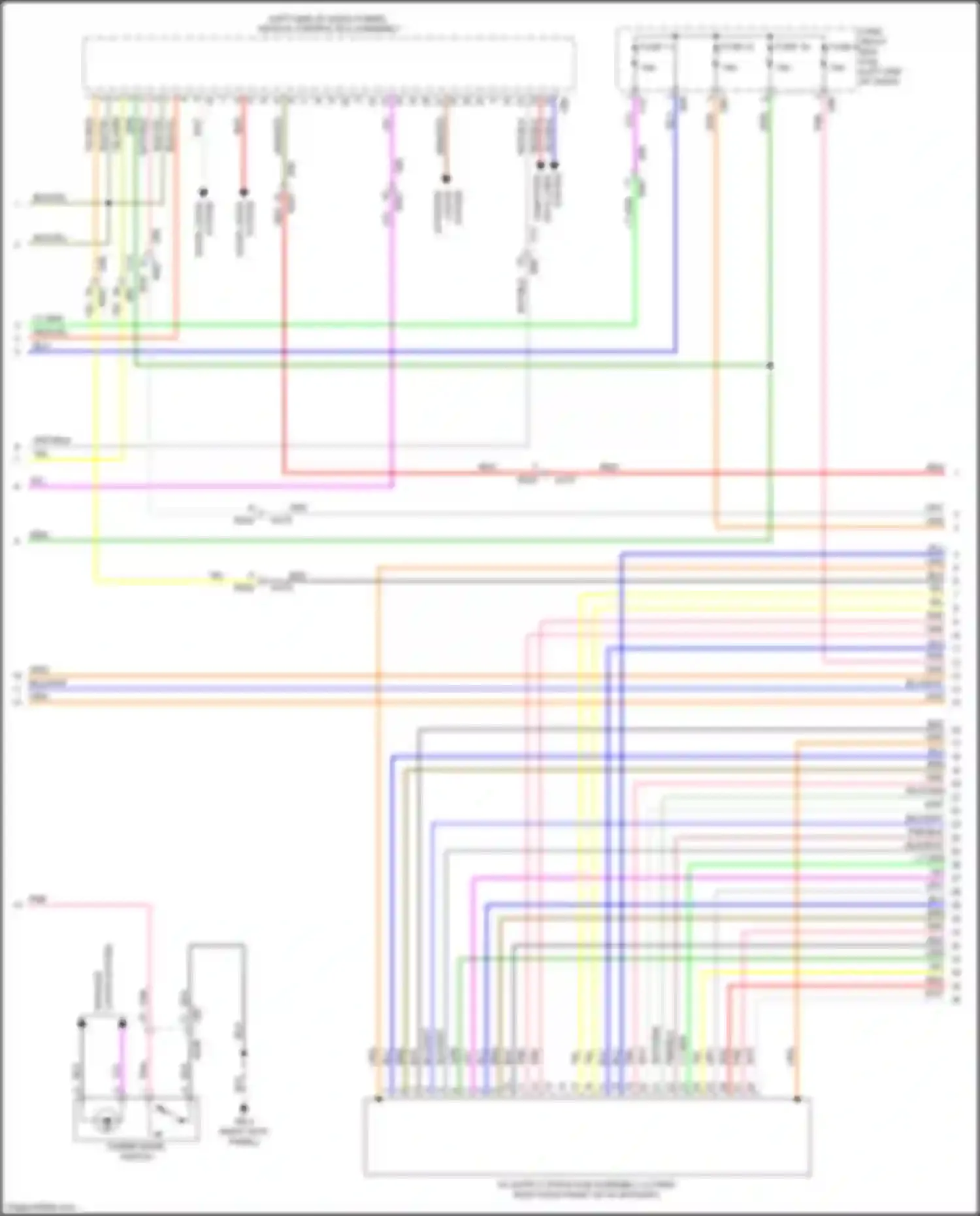 Crosstrek Subaru GT facelift (2020-2022): Wiring diagram engine performance 2.0l hybrid, hybrid control circuit (7 of 13)