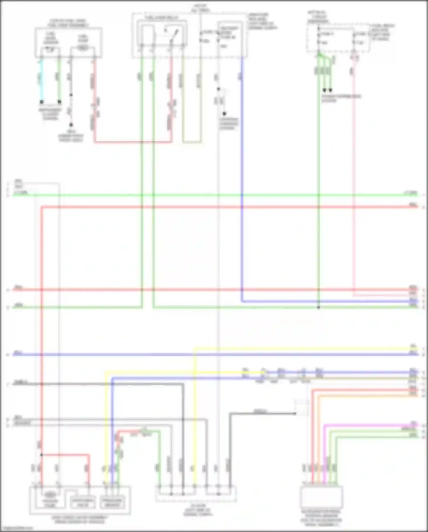 Crosstrek Subaru GT facelift (2020-2022): Wiring diagram engine performance 2.0l (2 of 7)
