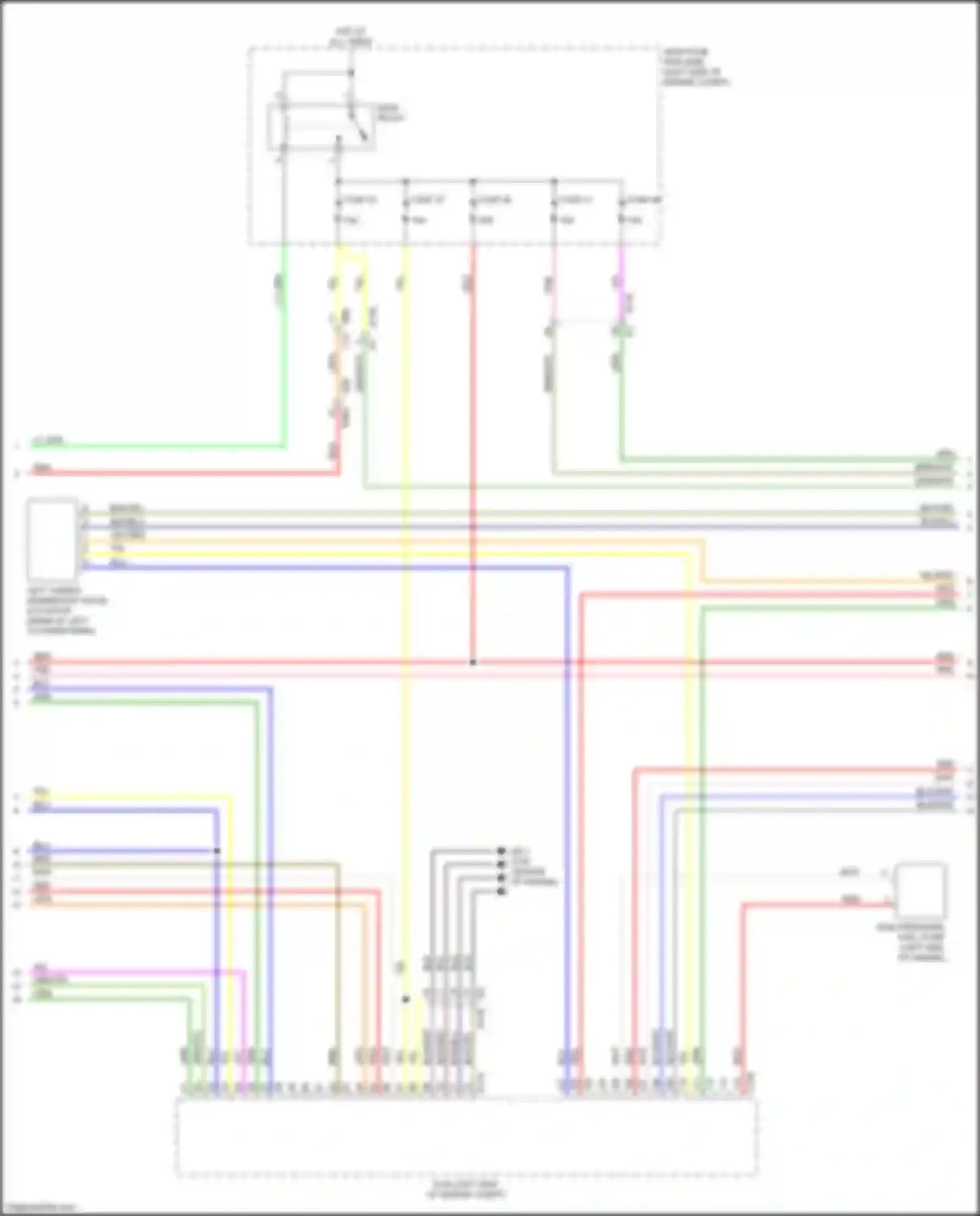 Crosstrek Subaru GT facelift (2020-2022): Wiring diagram engine performance 2.0l (3 of 7)
