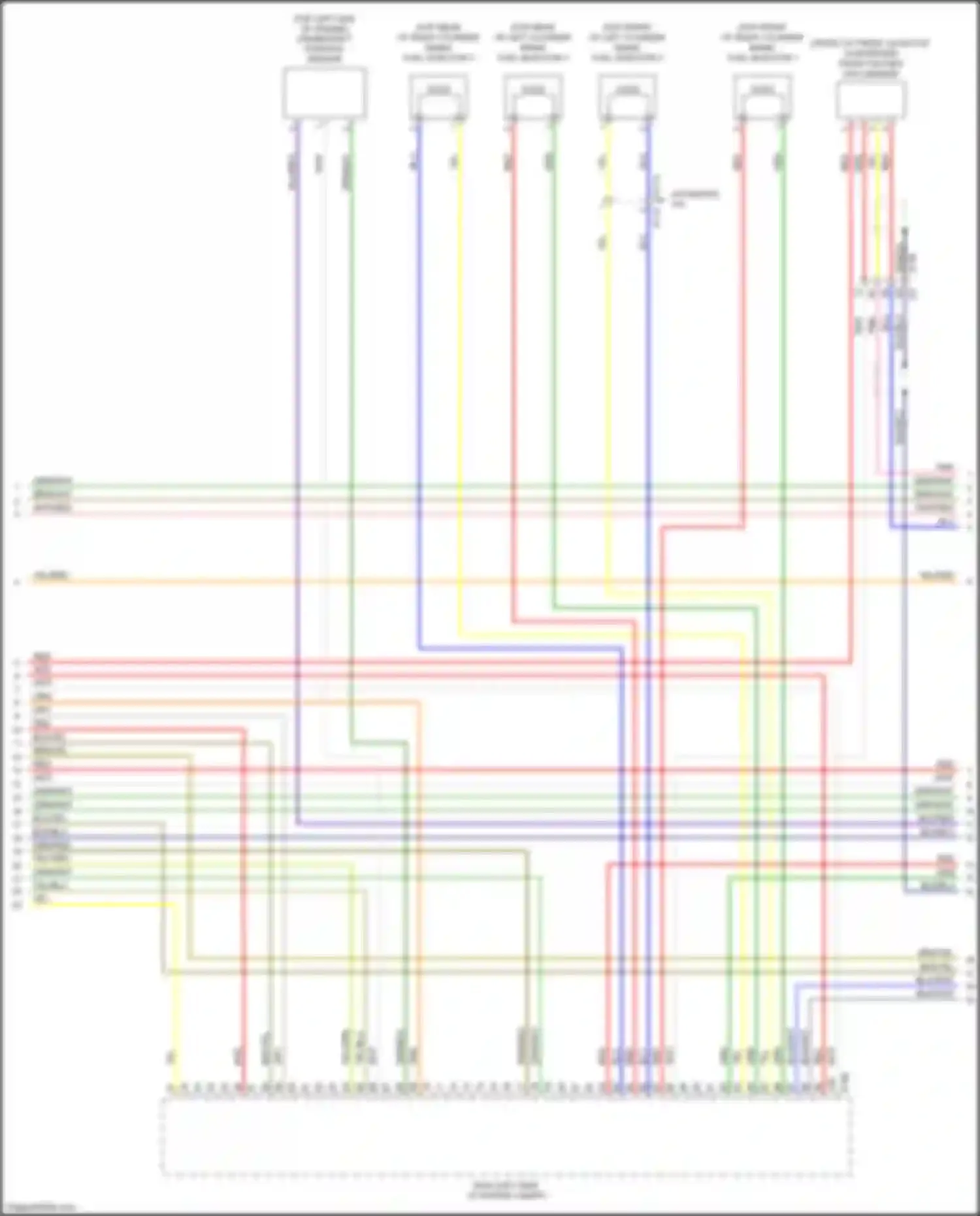 Crosstrek Subaru GT facelift (2020-2022): Wiring diagram engine performance 2.0l (6 of 7)