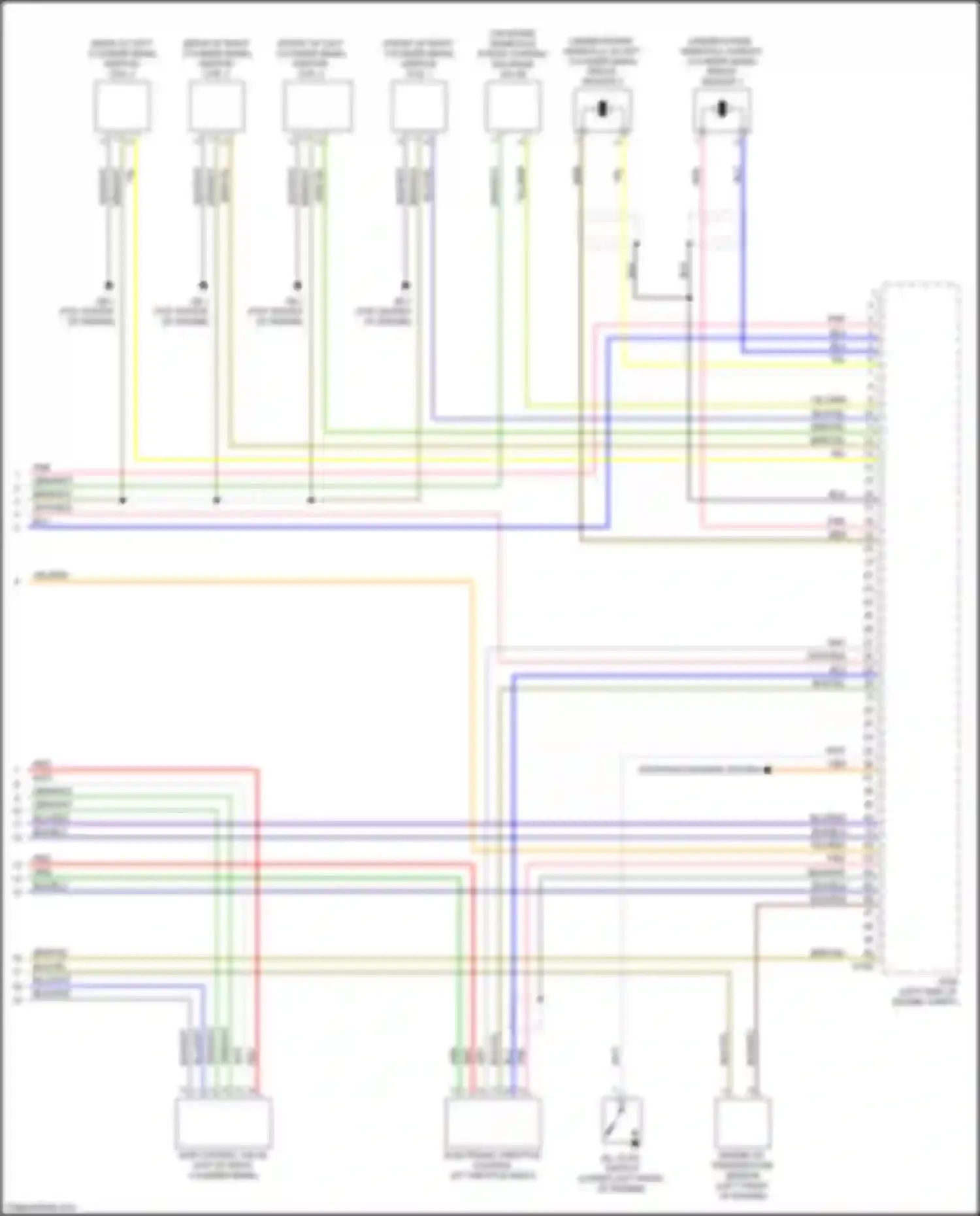 Crosstrek Subaru GT facelift (2020-2022): Wiring diagram engine performance 2.0l (7 of 7)