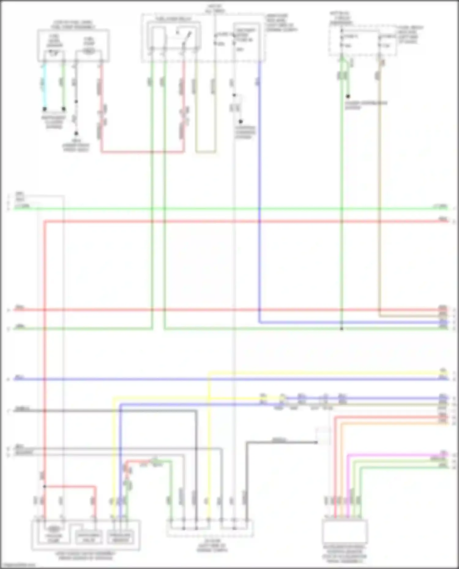 Crosstrek Subaru GT facelift (2020-2022): Wiring diagram engine performance 2.5l (2 of 7)