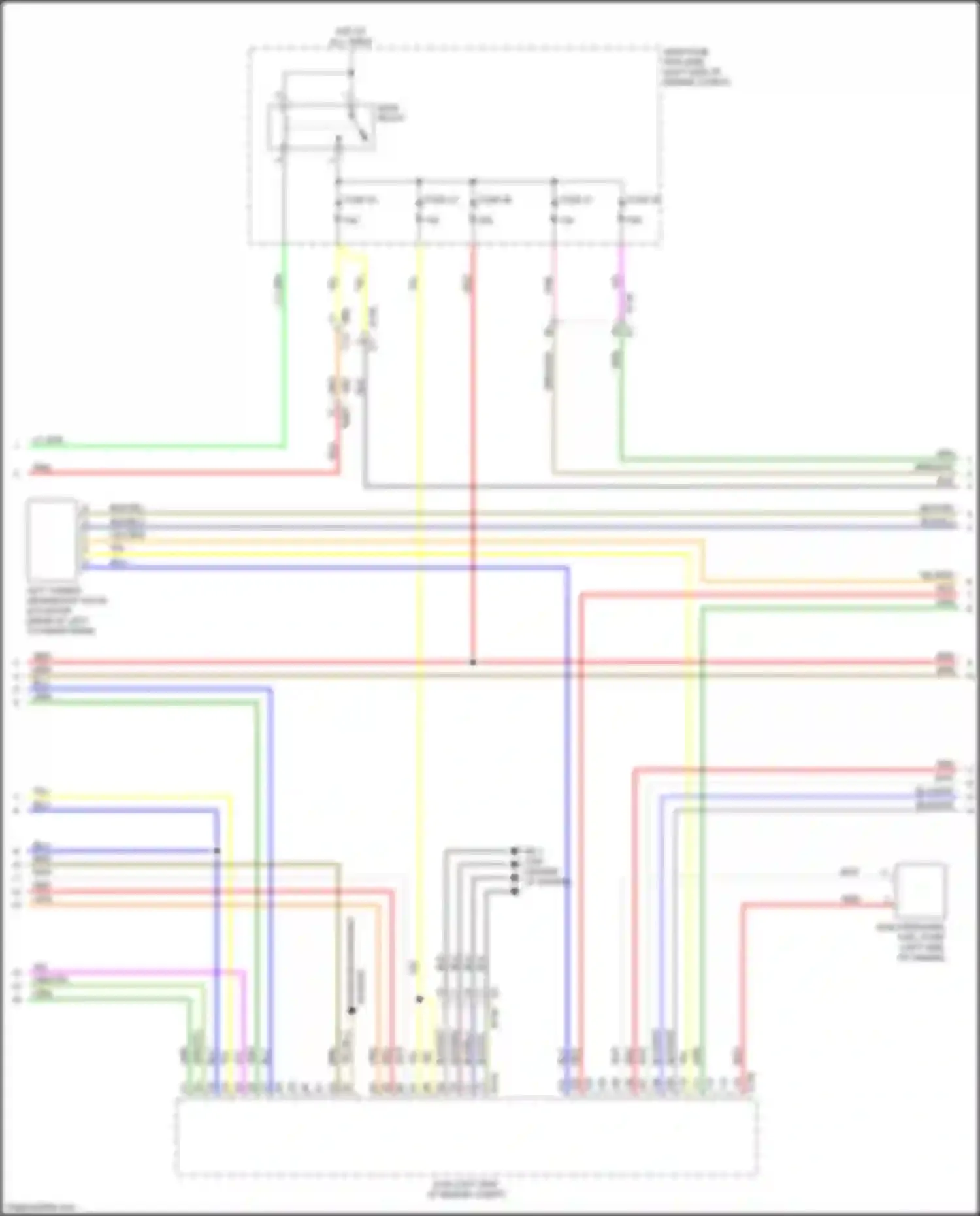 Crosstrek Subaru GT facelift (2020-2022): Wiring diagram engine performance 2.5l (3 of 7)