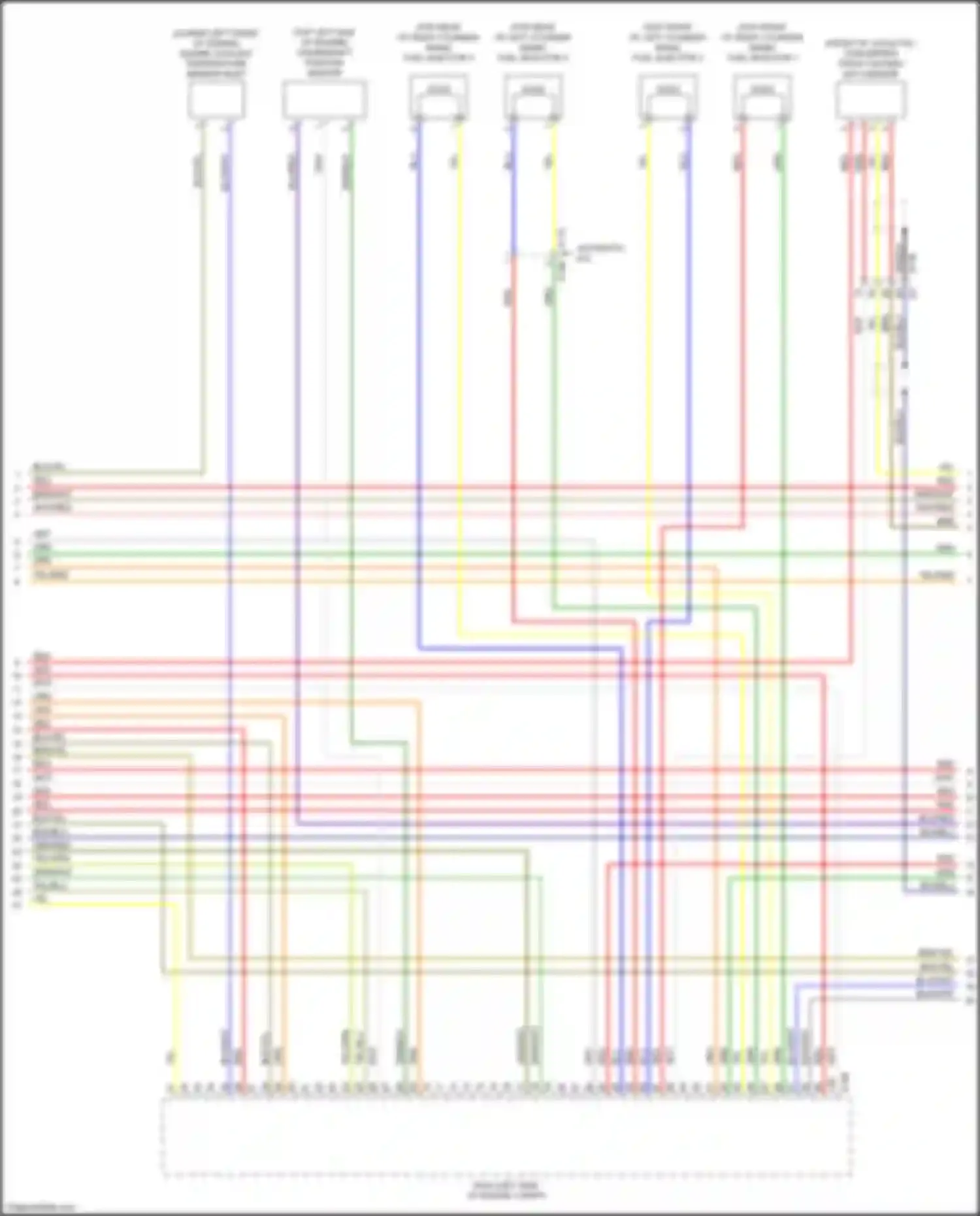 Crosstrek Subaru GT facelift (2020-2022): Wiring diagram engine performance 2.5l (6 of 7)