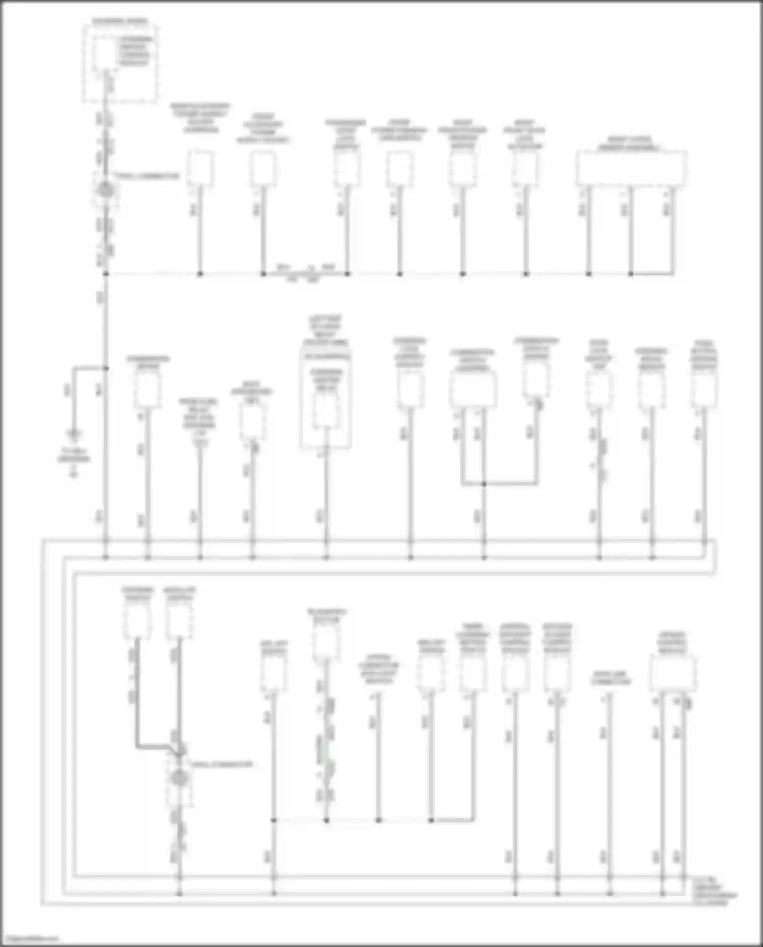Crosstrek Subaru GT facelift (2020-2022): Ground distribution circuit, hybrid (3 of 5)