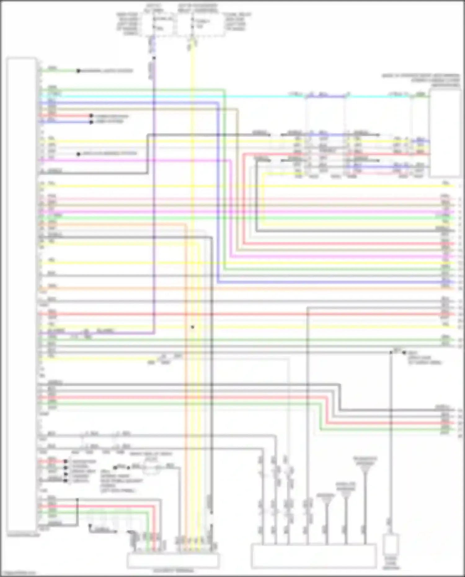 Crosstrek Subaru GT facelift (2020-2022): Navigation circuit, hybrid (1 of 4)