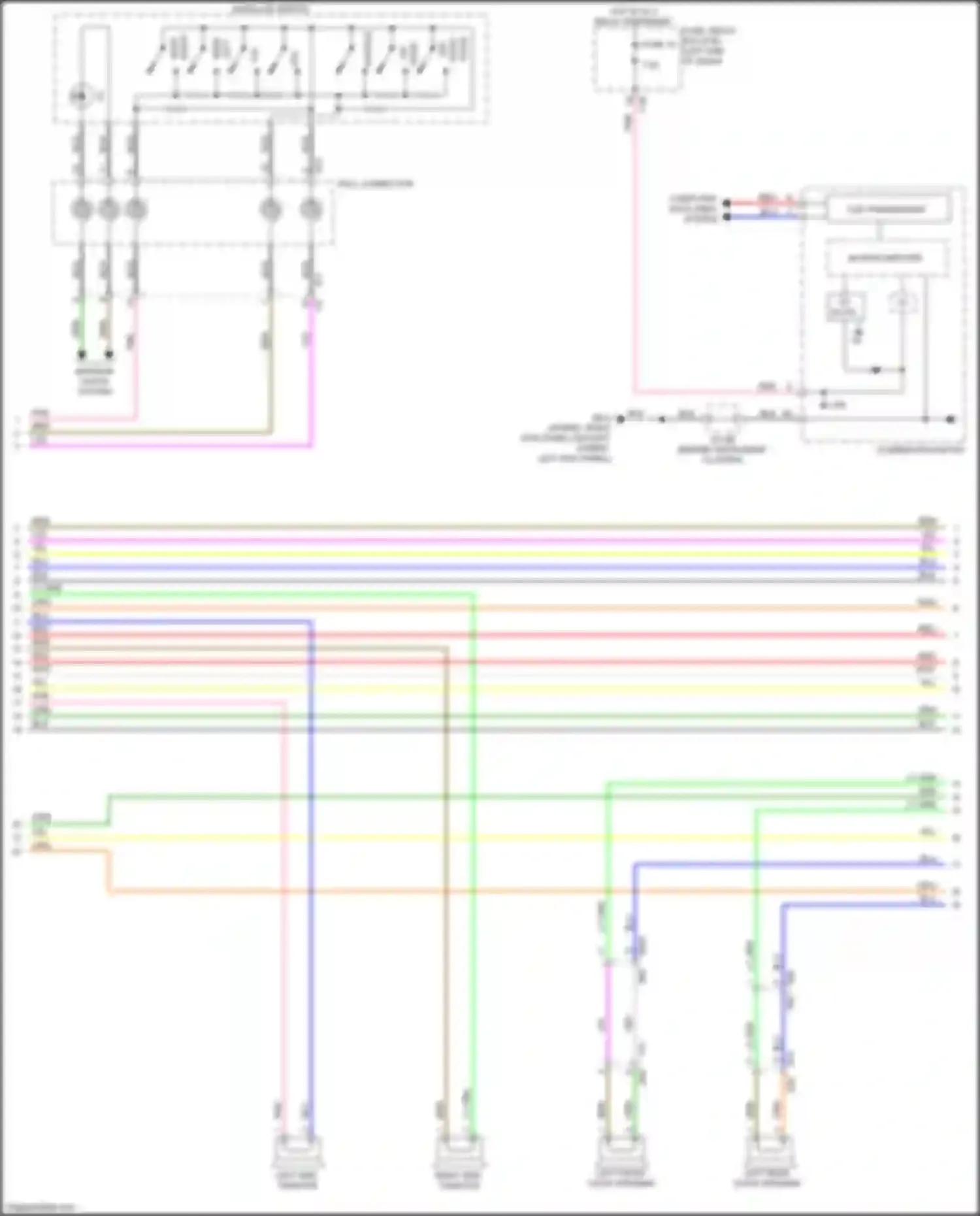 Crosstrek Subaru GT facelift (2020-2022): Navigation circuit, hybrid (3 of 4)