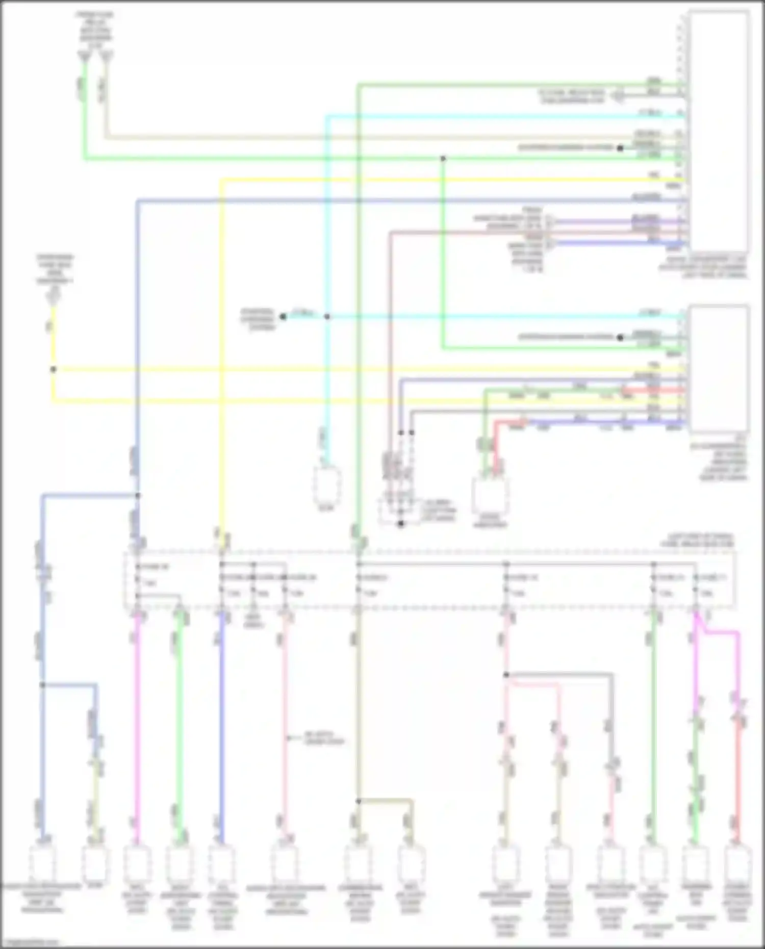 Crosstrek Subaru GT facelift (2020-2022): Power distribution circuit, except hybrid (8 of 8)