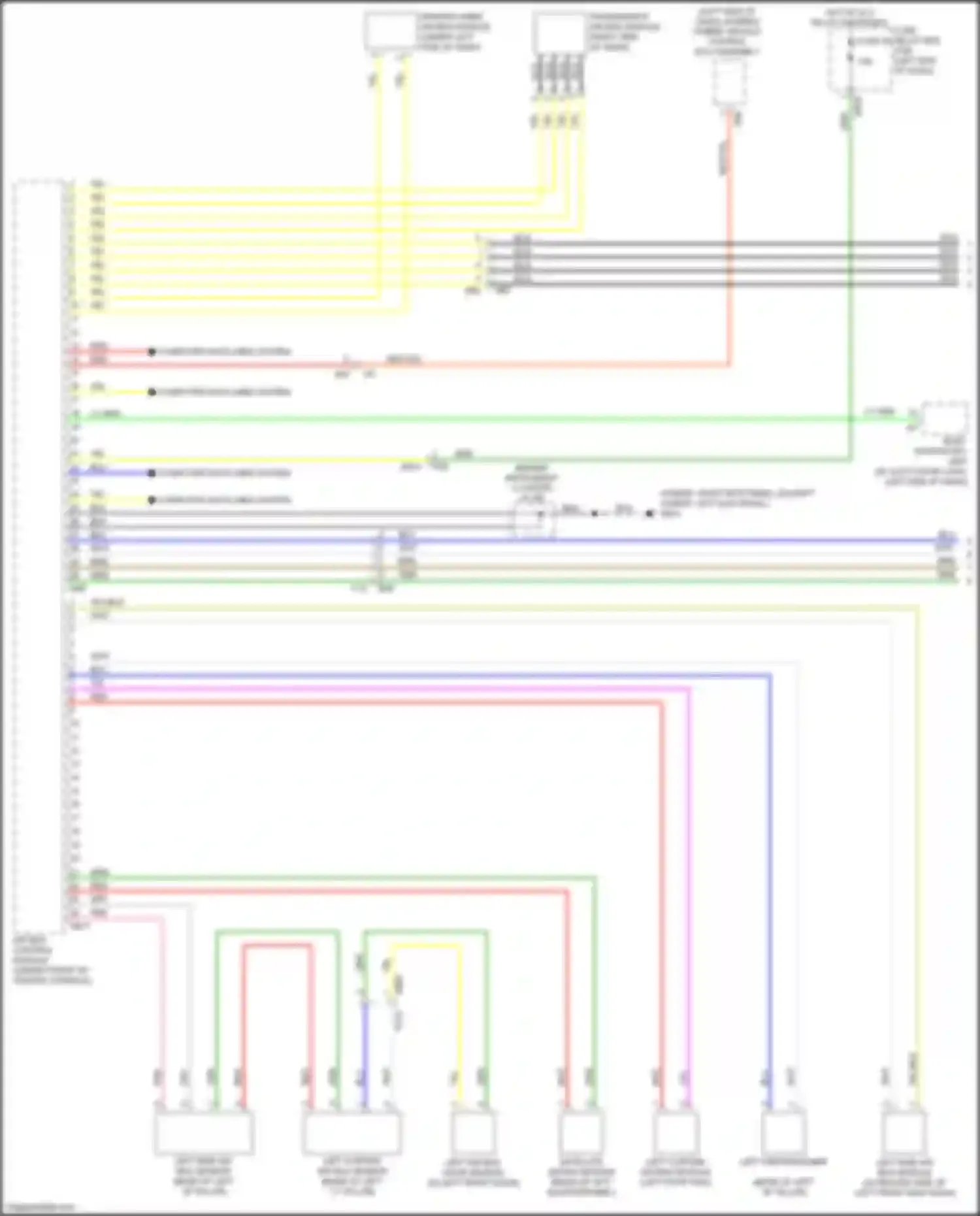 Crosstrek Subaru GT facelift (2020-2022): Supplemental restraints circuit (1 of 3)