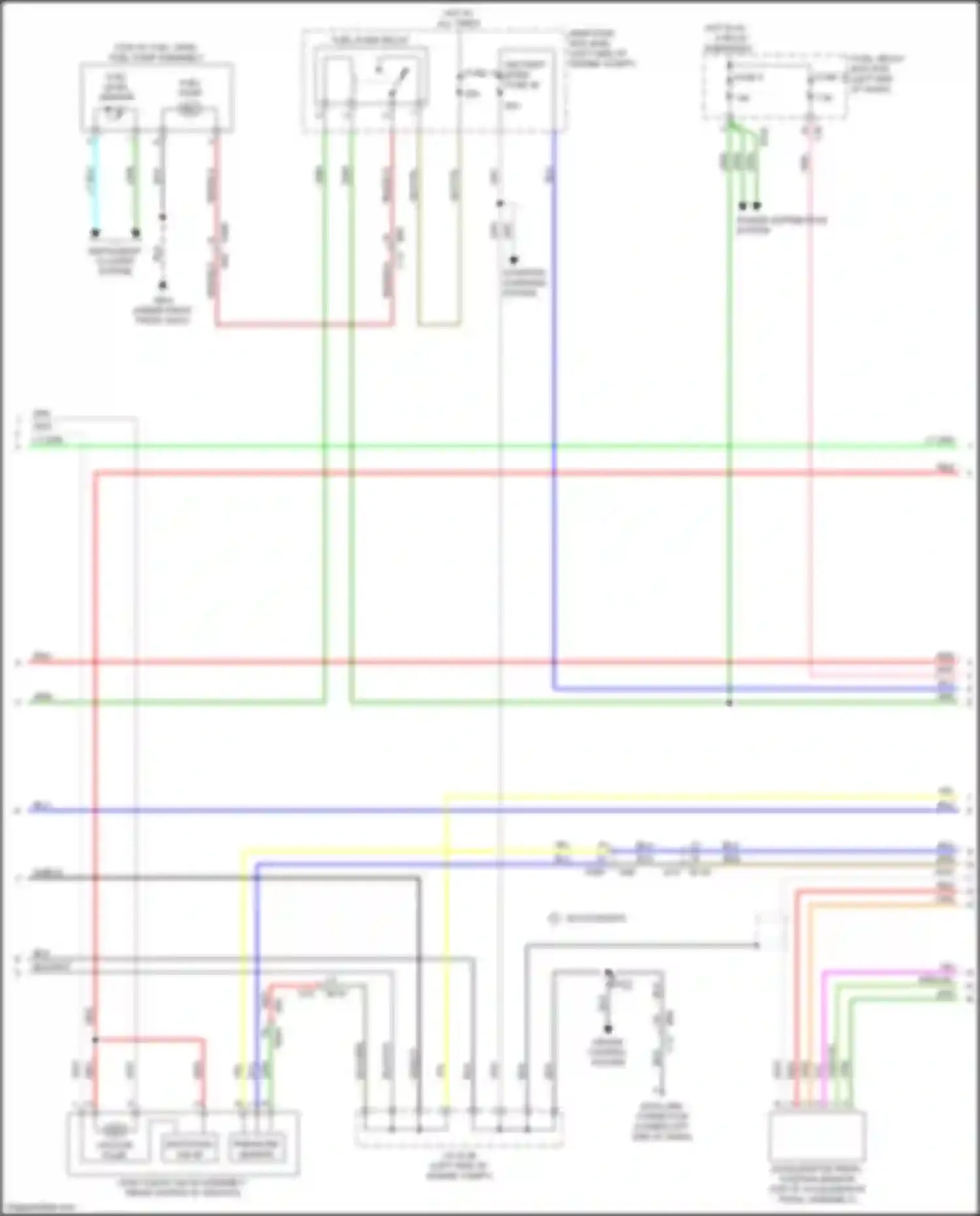 Crosstrek Subaru GT (2017-2020): Wiring diagram engine performance 2.0l (2 of 7)