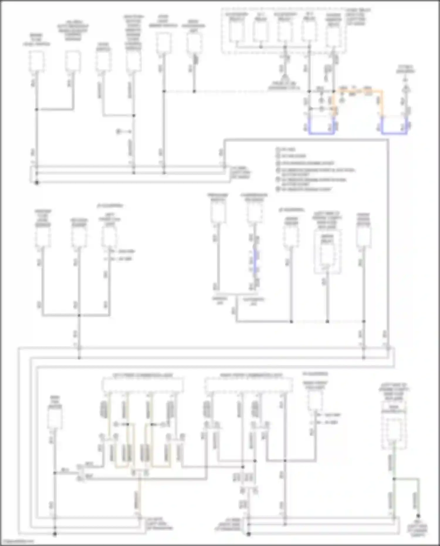 Crosstrek Subaru GT (2017-2020): Ground distribution circuit (1 of 5)