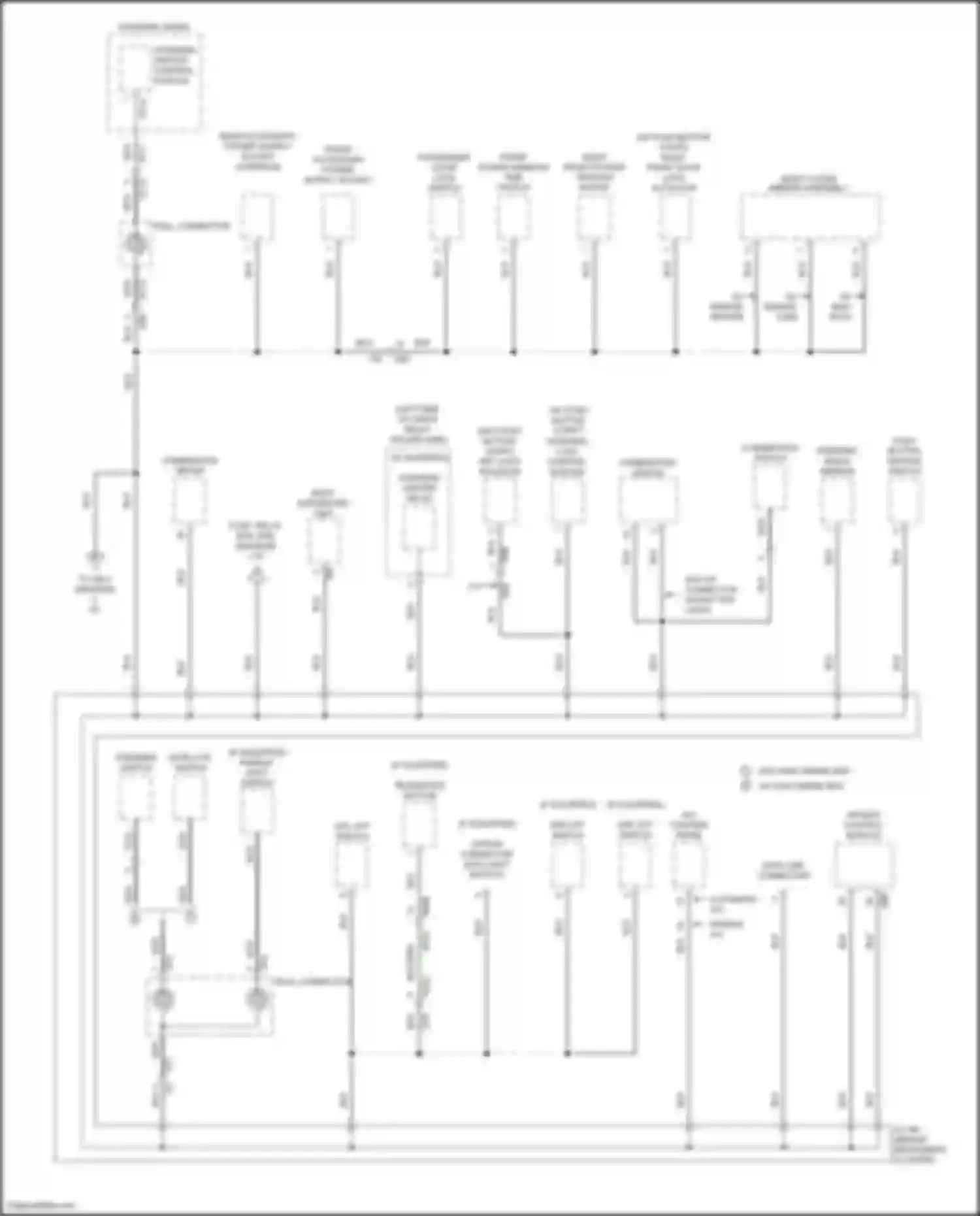 Crosstrek Subaru GT (2017-2020): Ground distribution circuit (3 of 5)