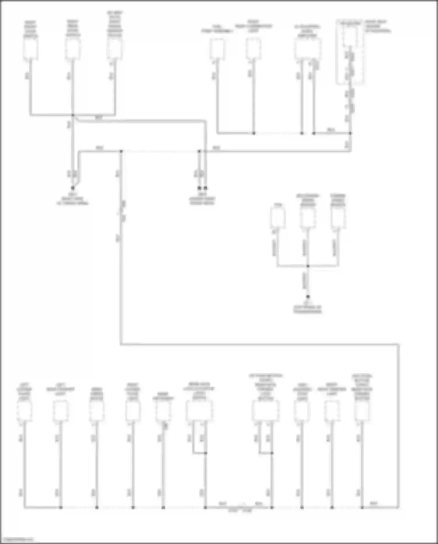 Crosstrek Subaru GT (2017-2020): Ground distribution circuit (4 of 5)
